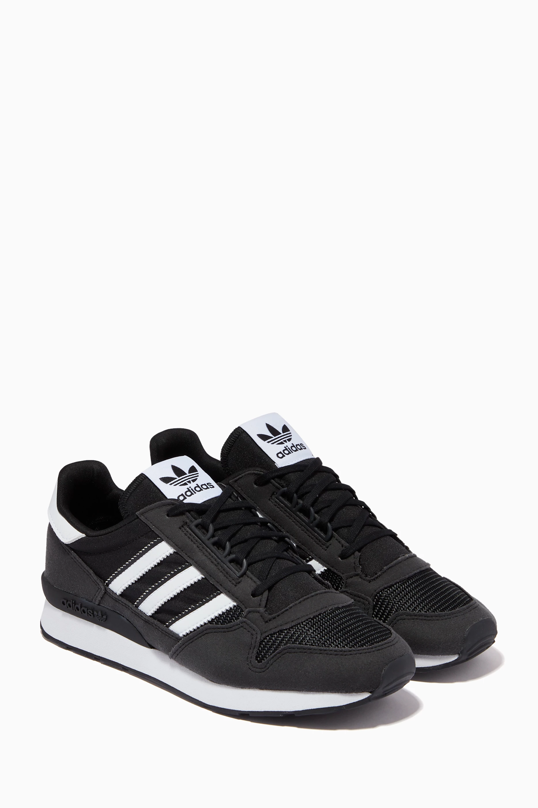Buy adidas Black ZX 500 Sneakers in Leather For Boys Online