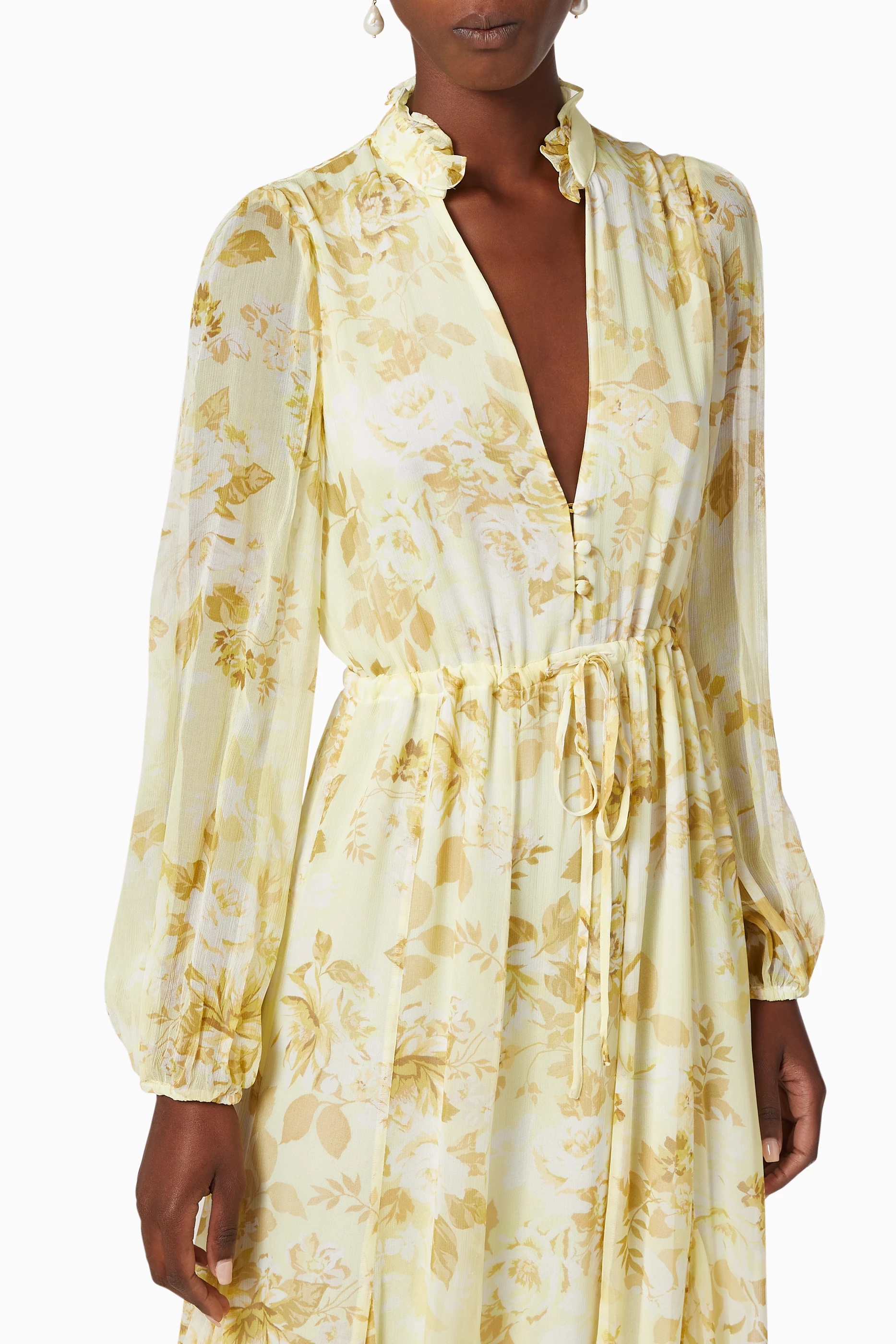 plunge godet midi dress Pastel Pink PrettyLittleThing Chiffon Strappy Godet Maxi Dress