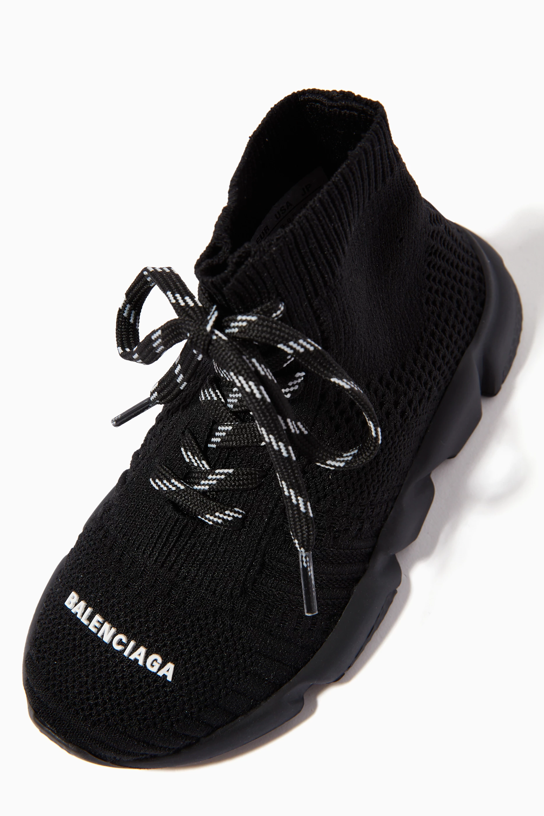 ★Balenciaga★HD Lace-Up Sneakers★Black Balenciaga HD Lace-Up Sneakers | Saks Fifth Avenue