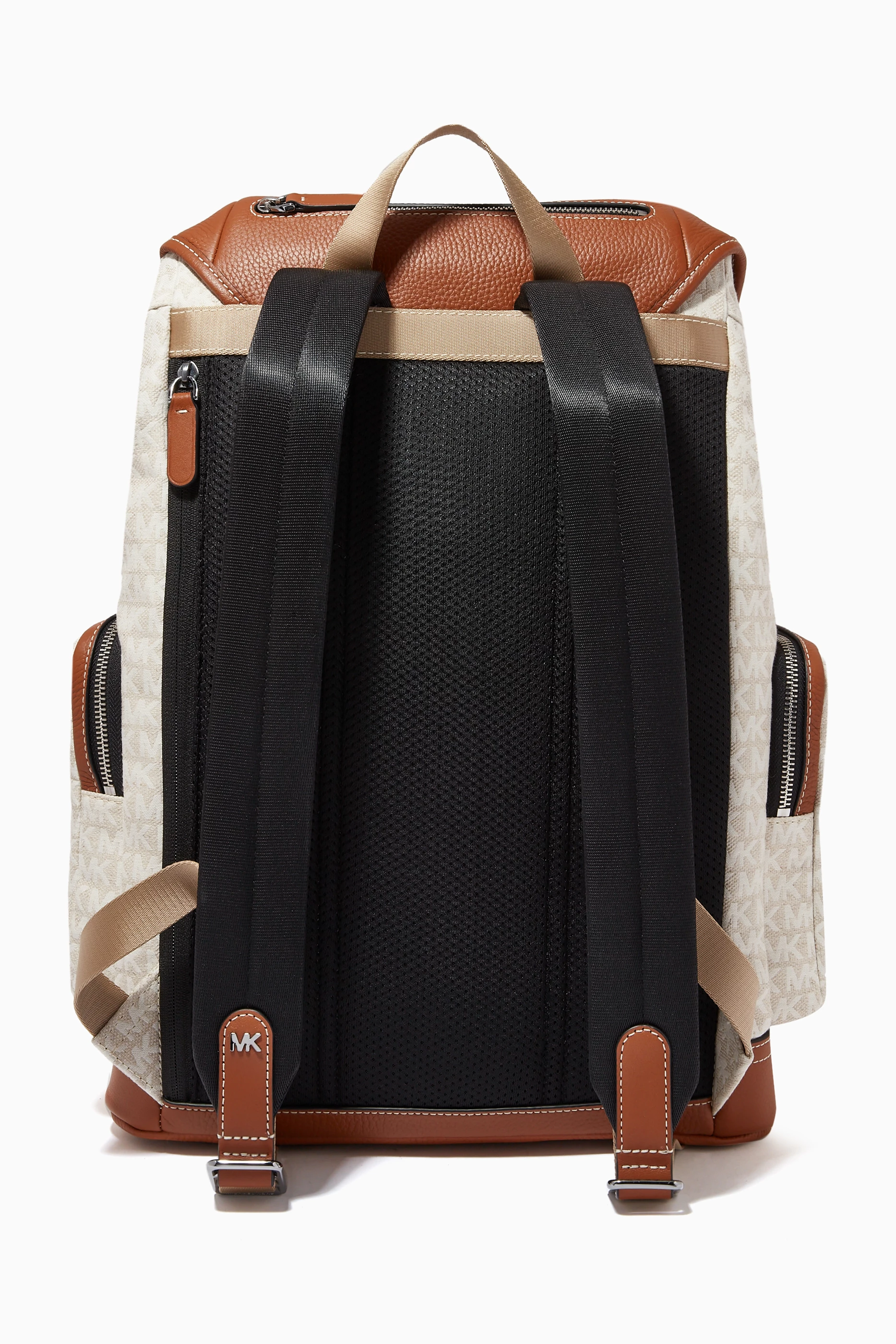 Buy Michael Kors Brown City Backpack in Logo Canvas 