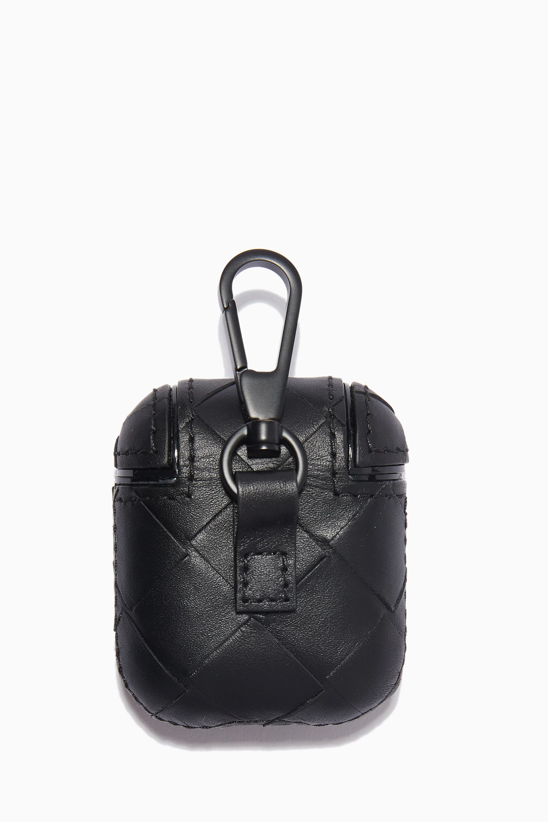 Buy Bottega Veneta Black AirPods Case in Intrecciato Nappa For Men