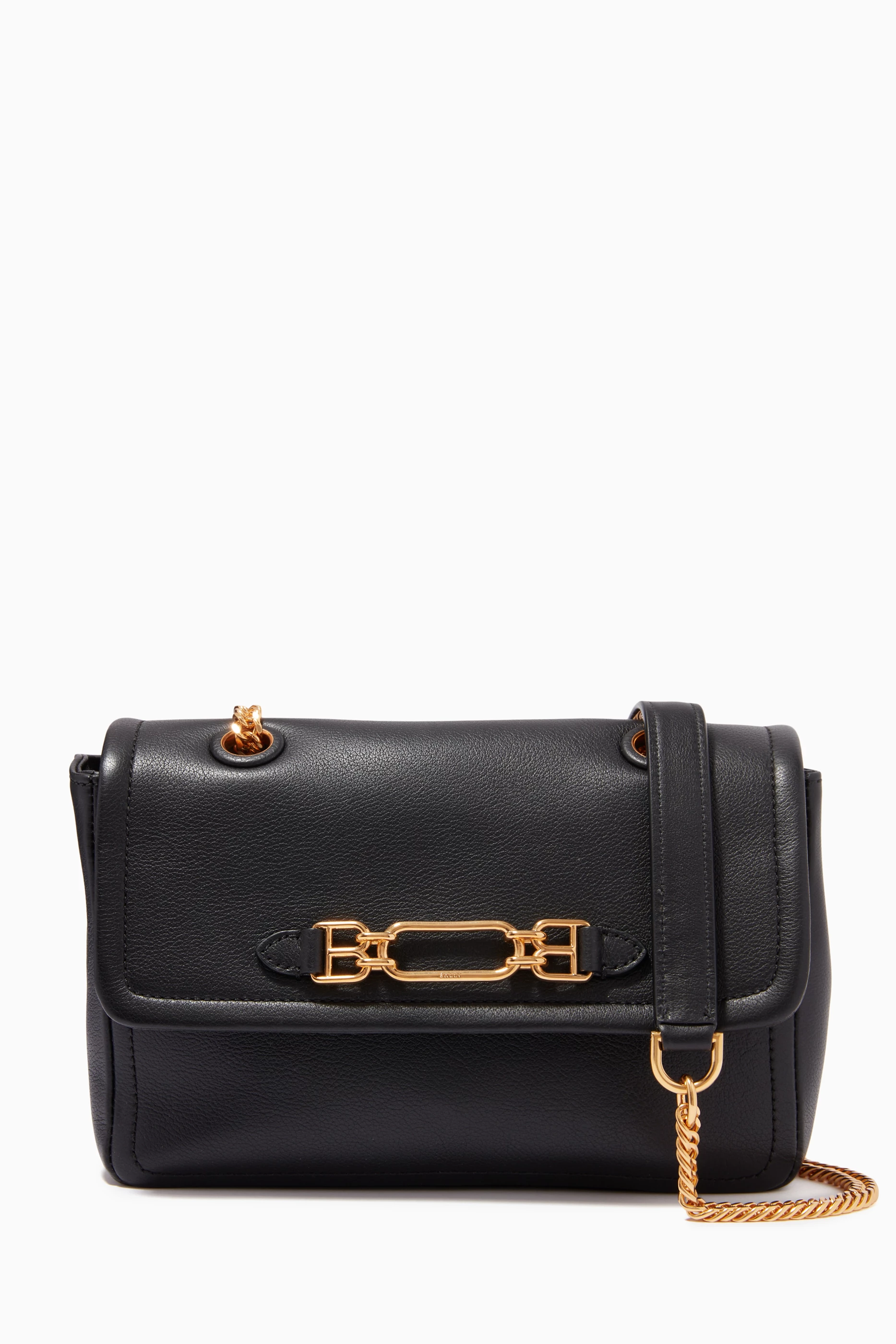 Buy Bally Black Viva Small Cross Body Bag in Leather For Women Online Ounass Oman