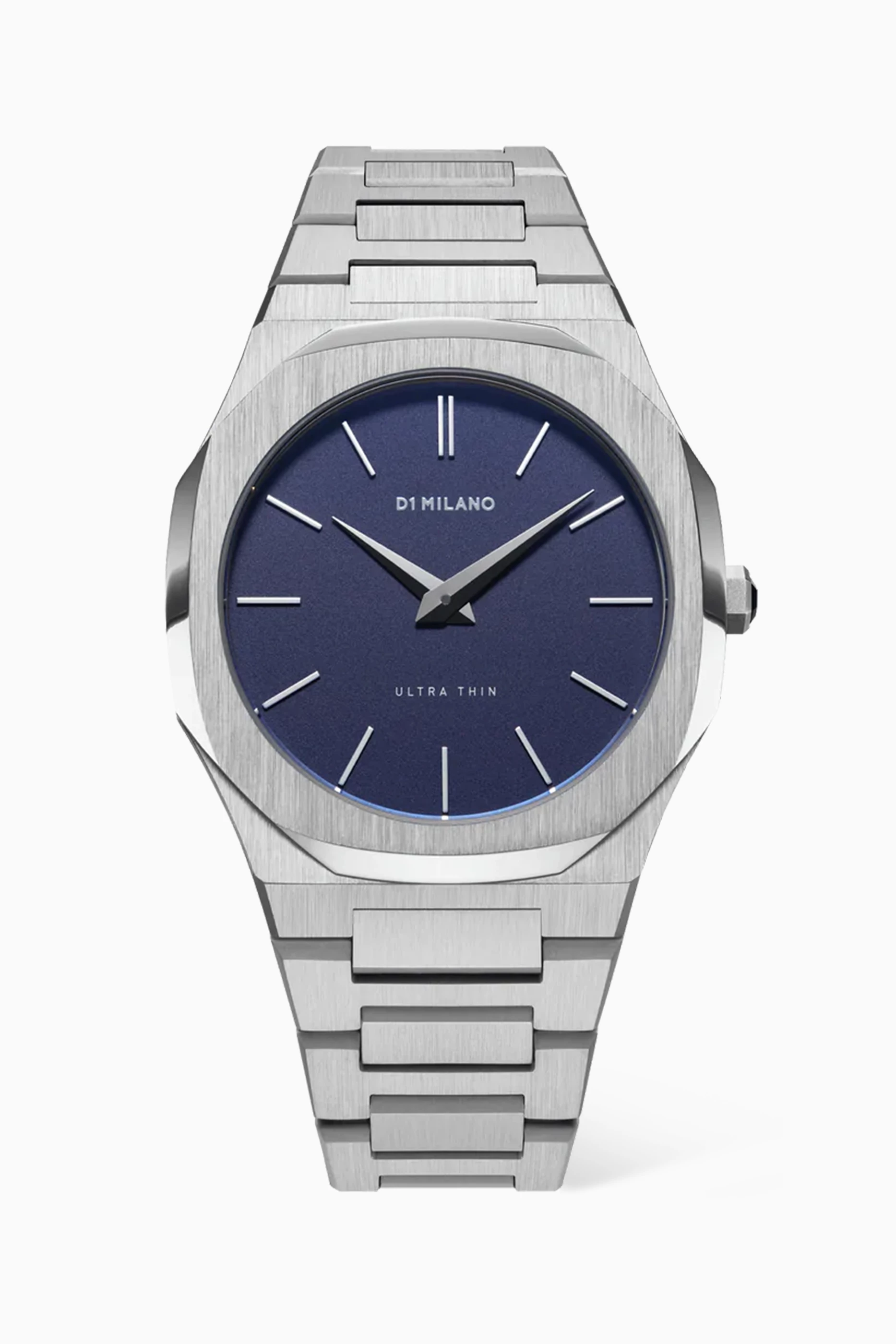 Buy D1 Milano Blue Ultra Thin Bracelet Quartz Stainless Steel 
