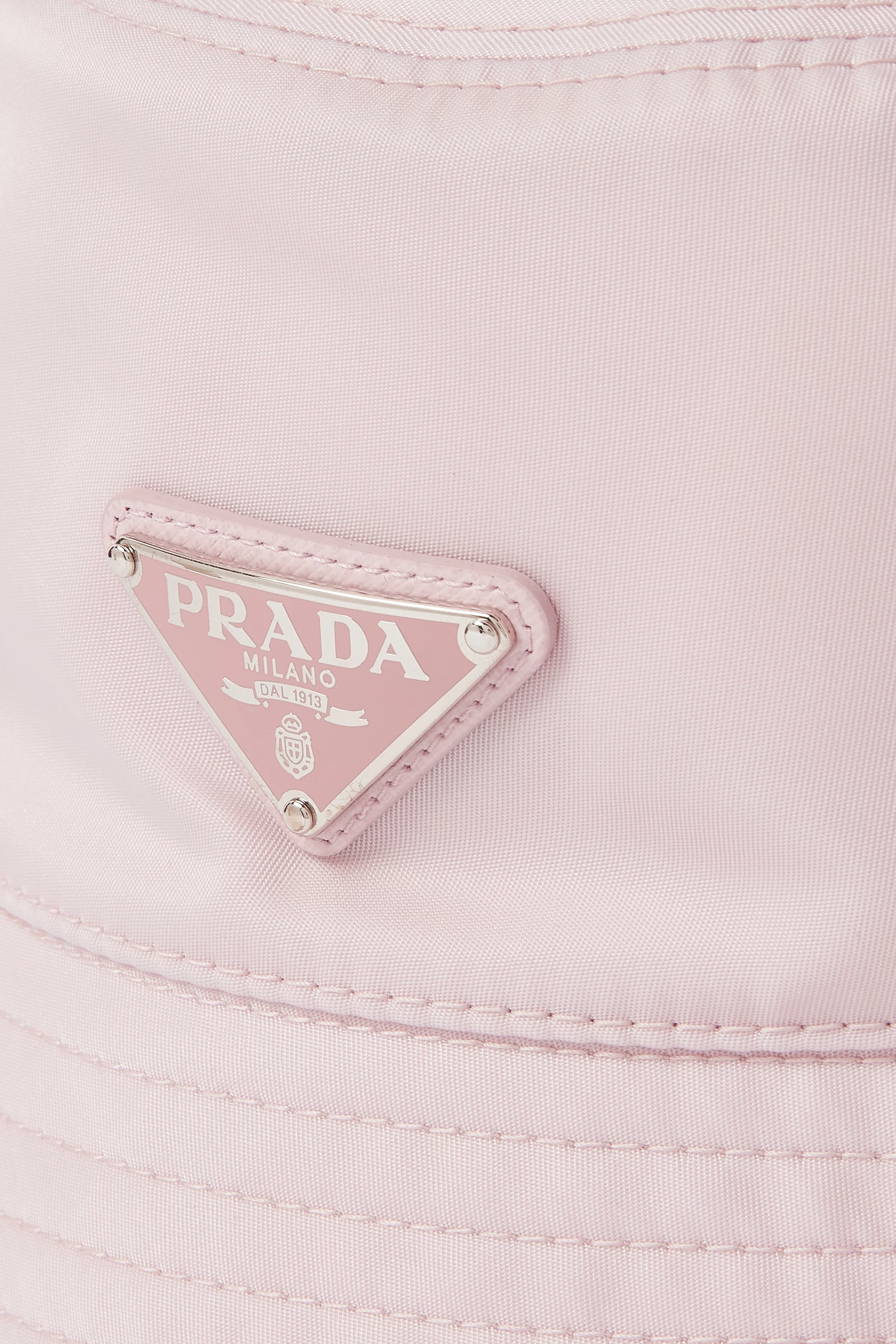 Prada nylon bucket hat pink outlet
