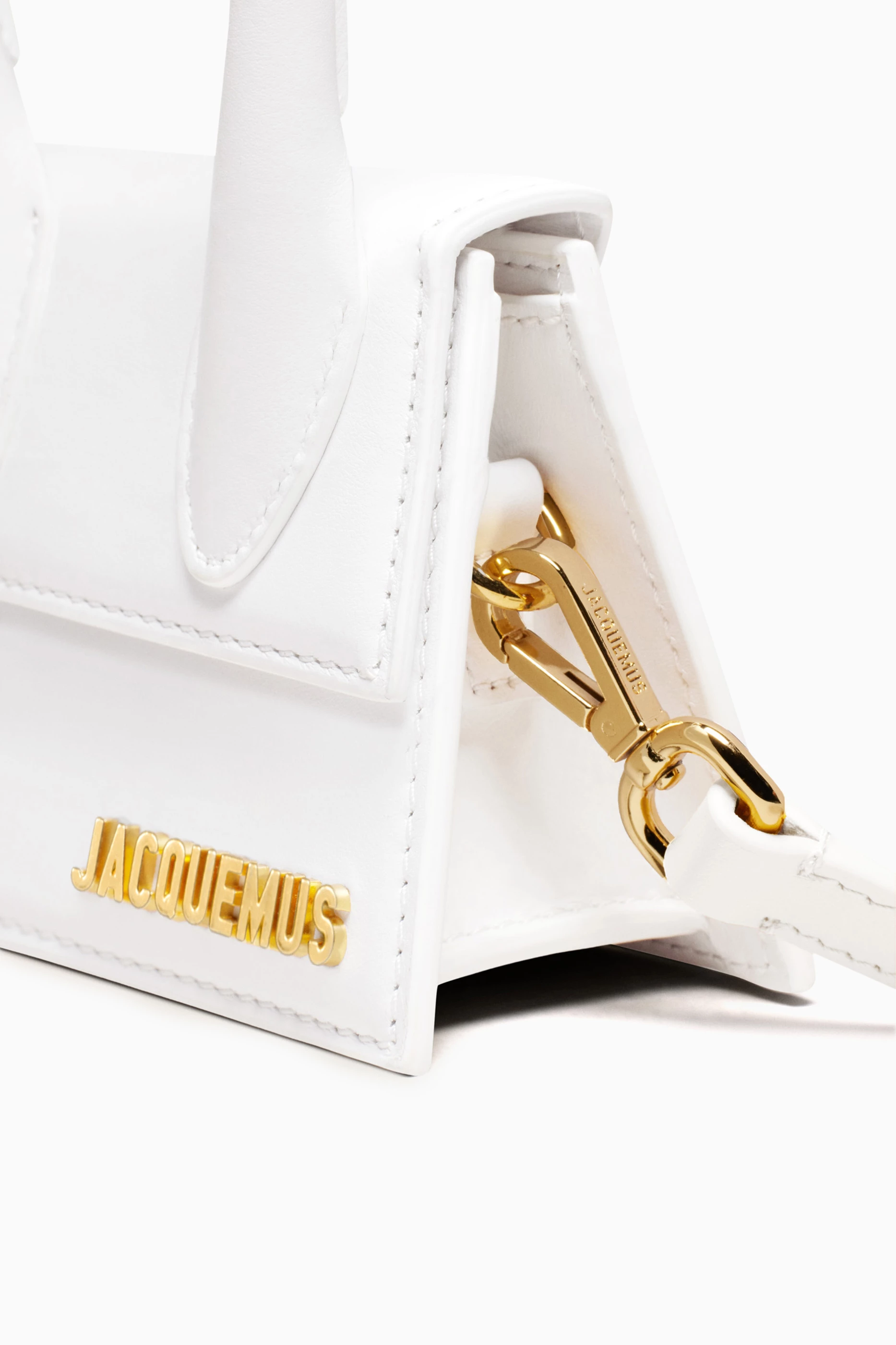 Buy Jacquemus White Le Chiquito Mini Bag in Leather For Women Online Ounass Oman