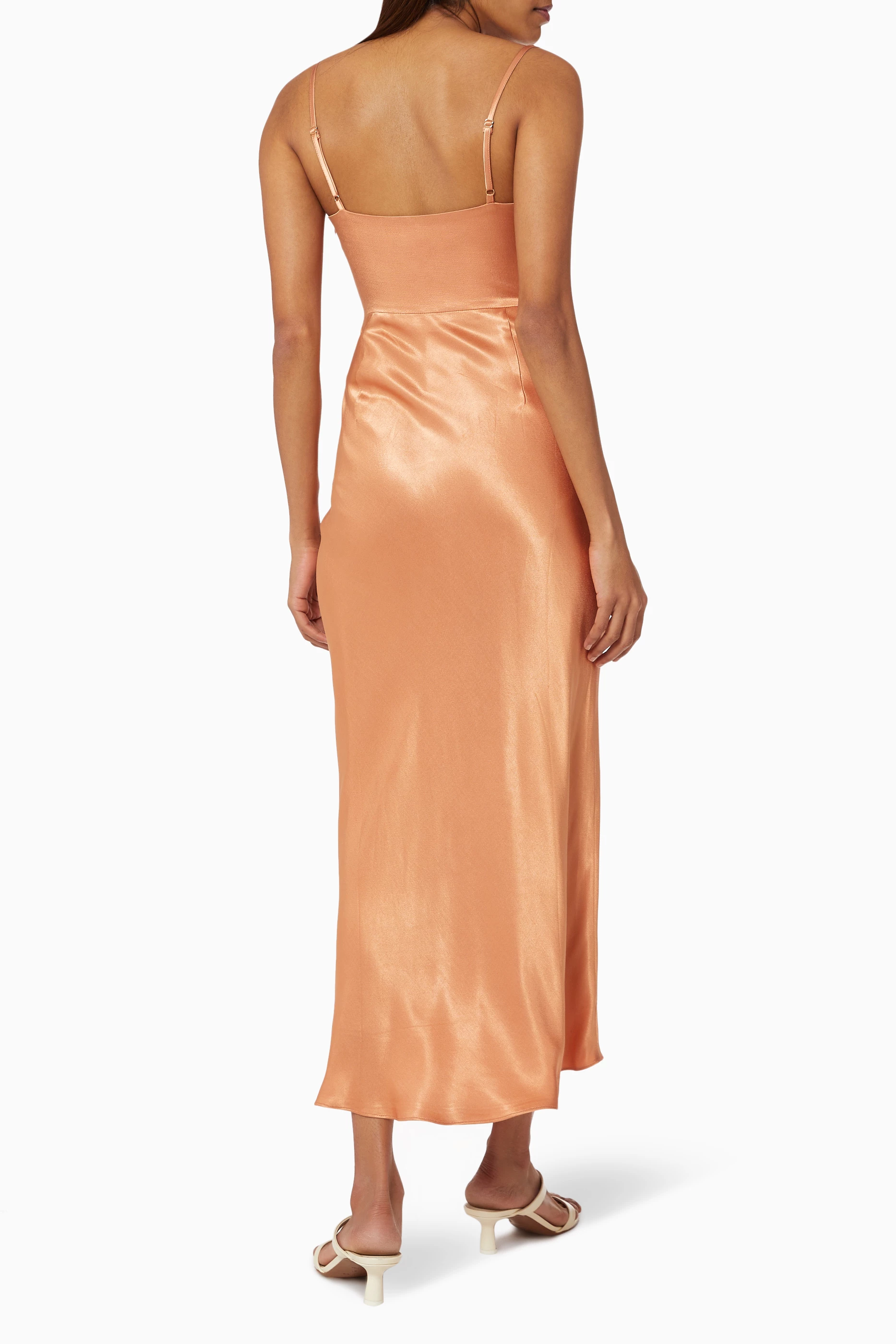 chinese dress ladies Eloise Lace Up Midi FOR SALE