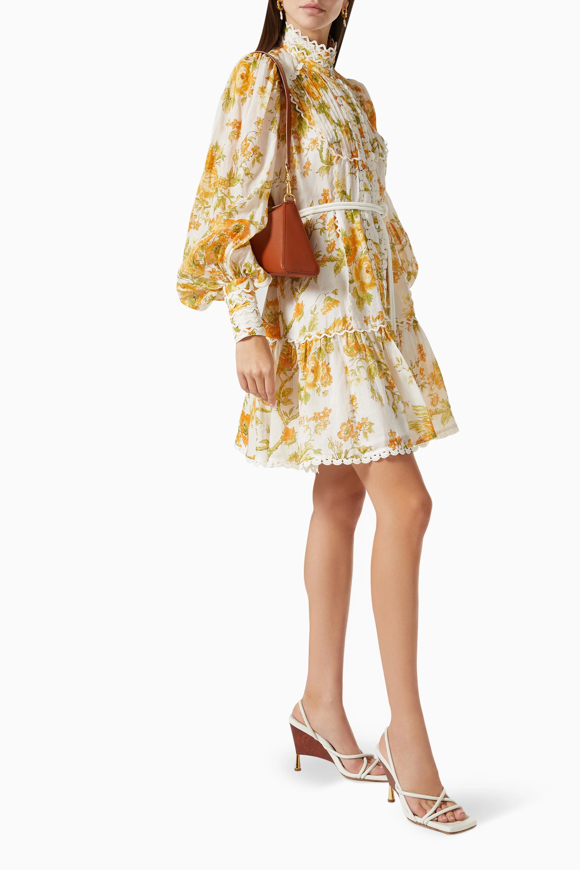 alemais songbird mini dress Alemais Songbird Mini Dress Floral Size 8