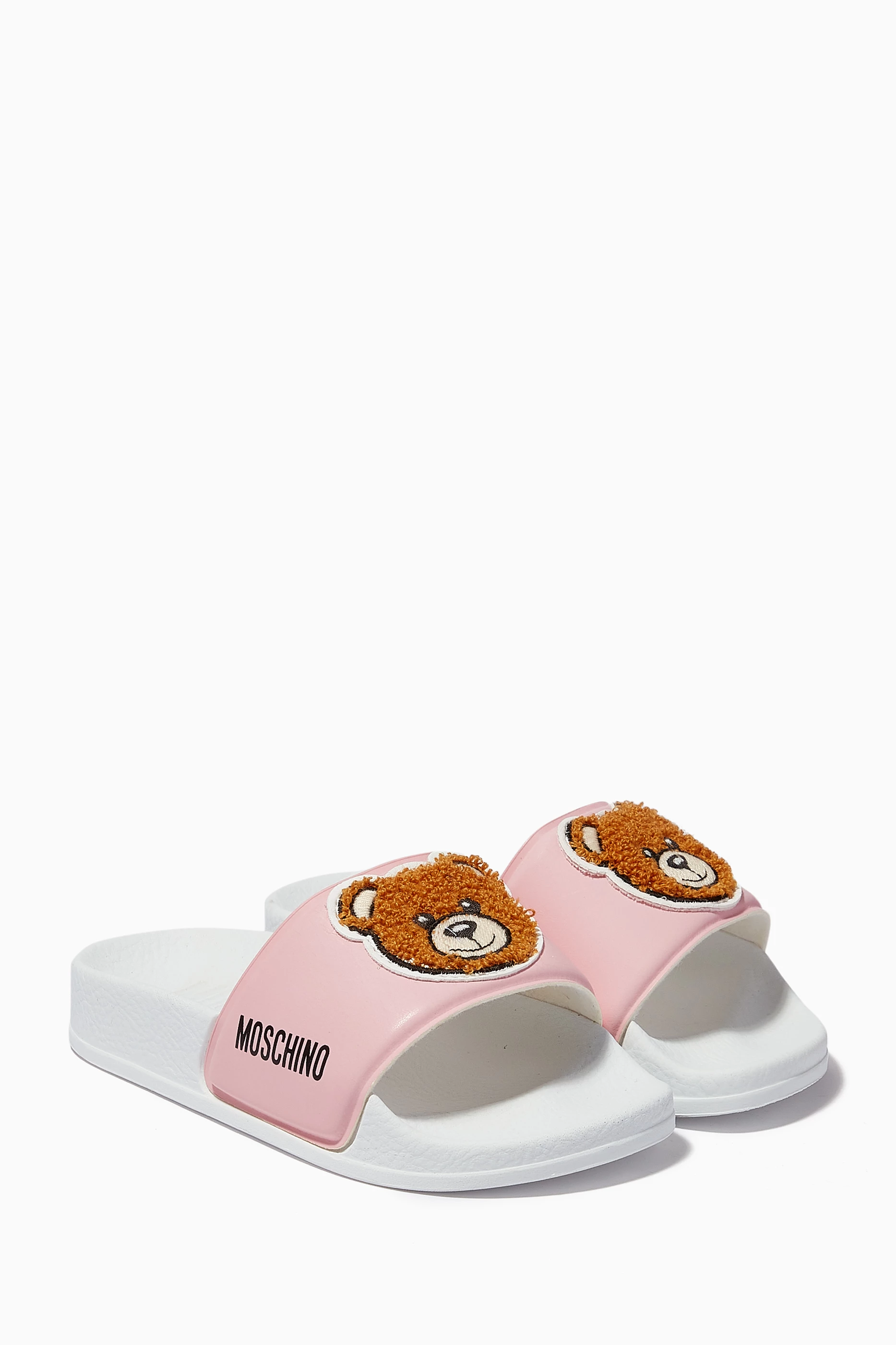 Moschino sliders pink on sale
