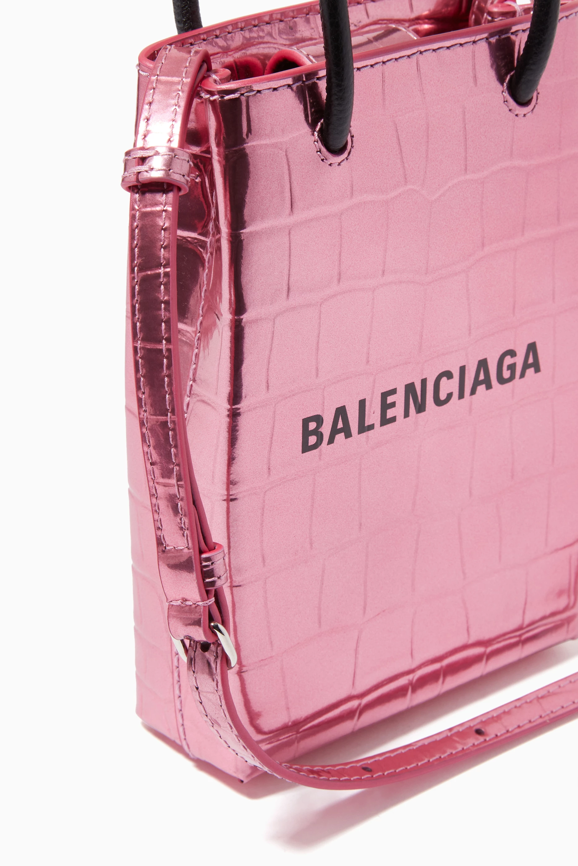 Balenciaga phone bag pink hotsell