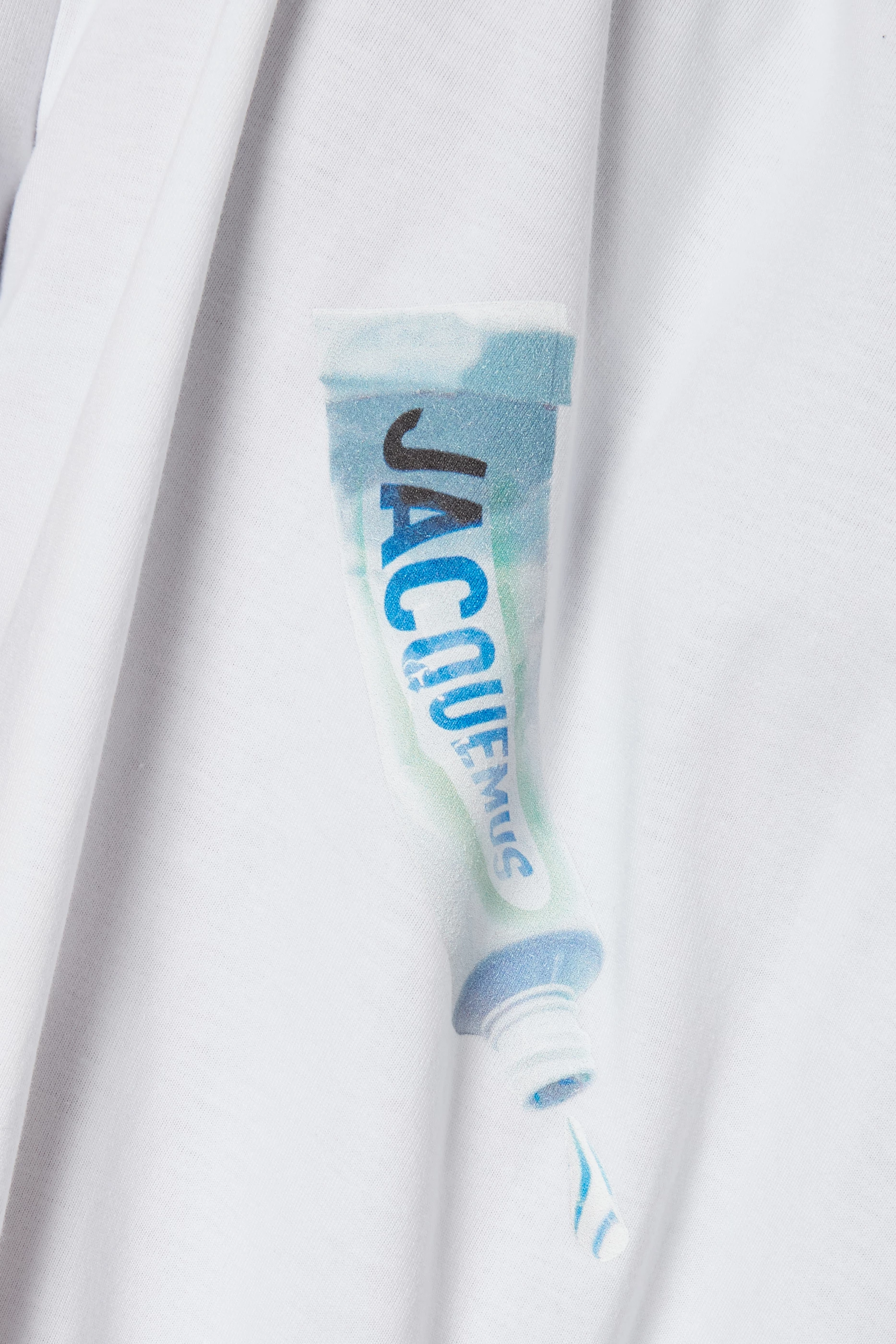 Buy Jacquemus White Le T-shirt Dentifrice in Cotton Jersey For Men 