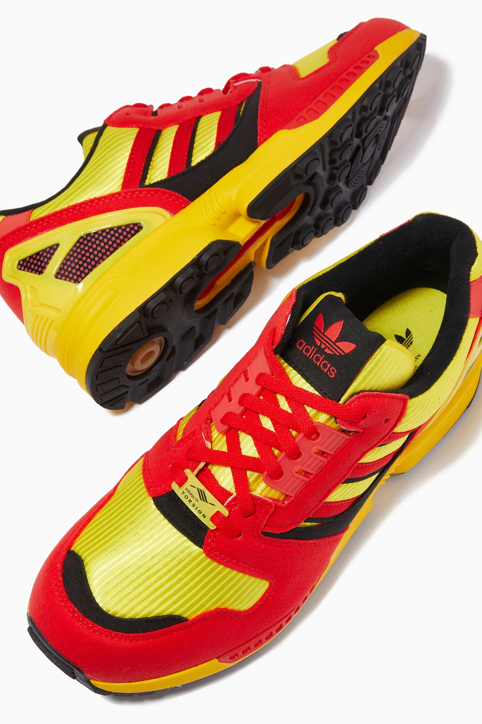 Buy adidas Multicolour ZX8000 Sneakers in Textile & Leather For