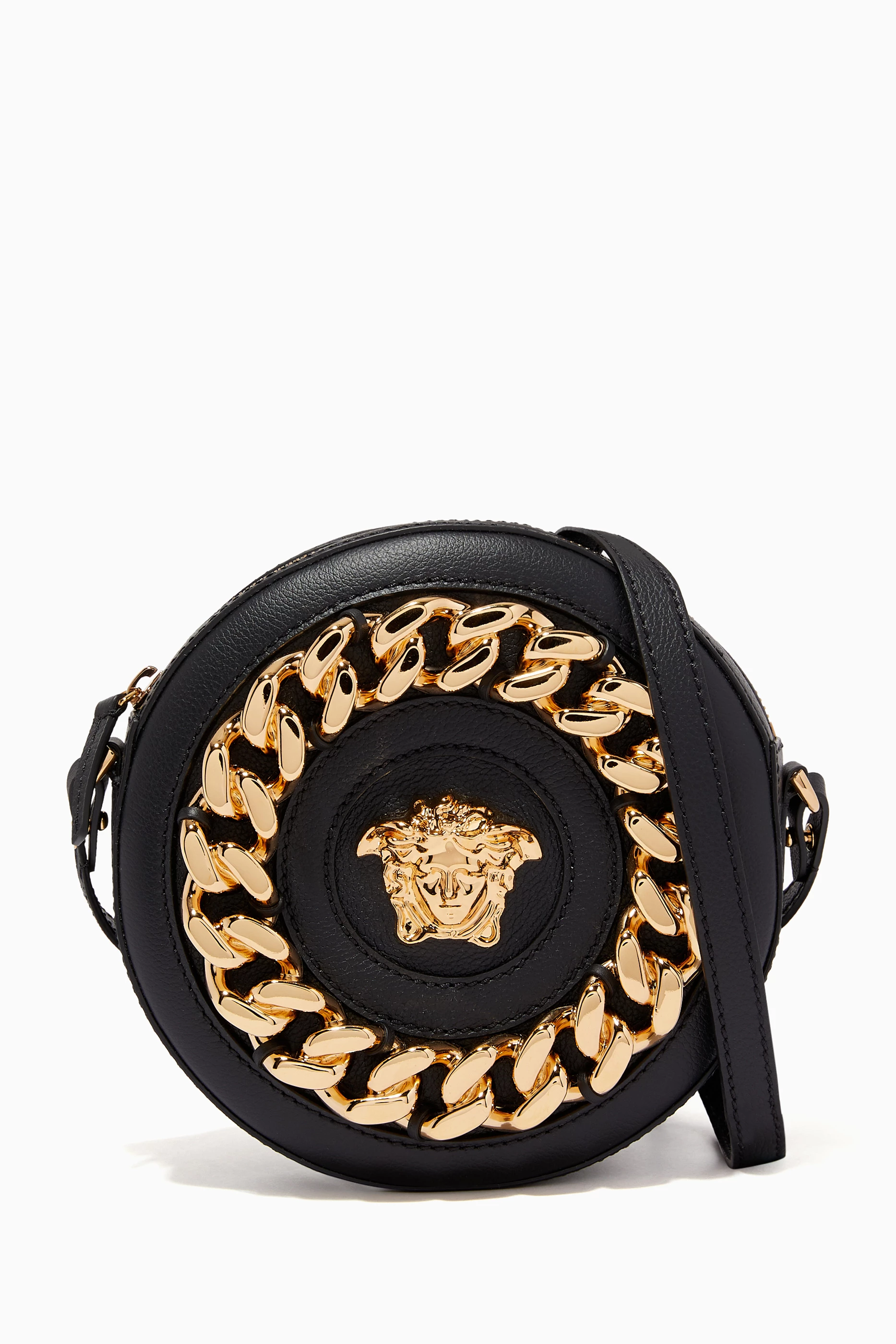 Versace round bag on sale