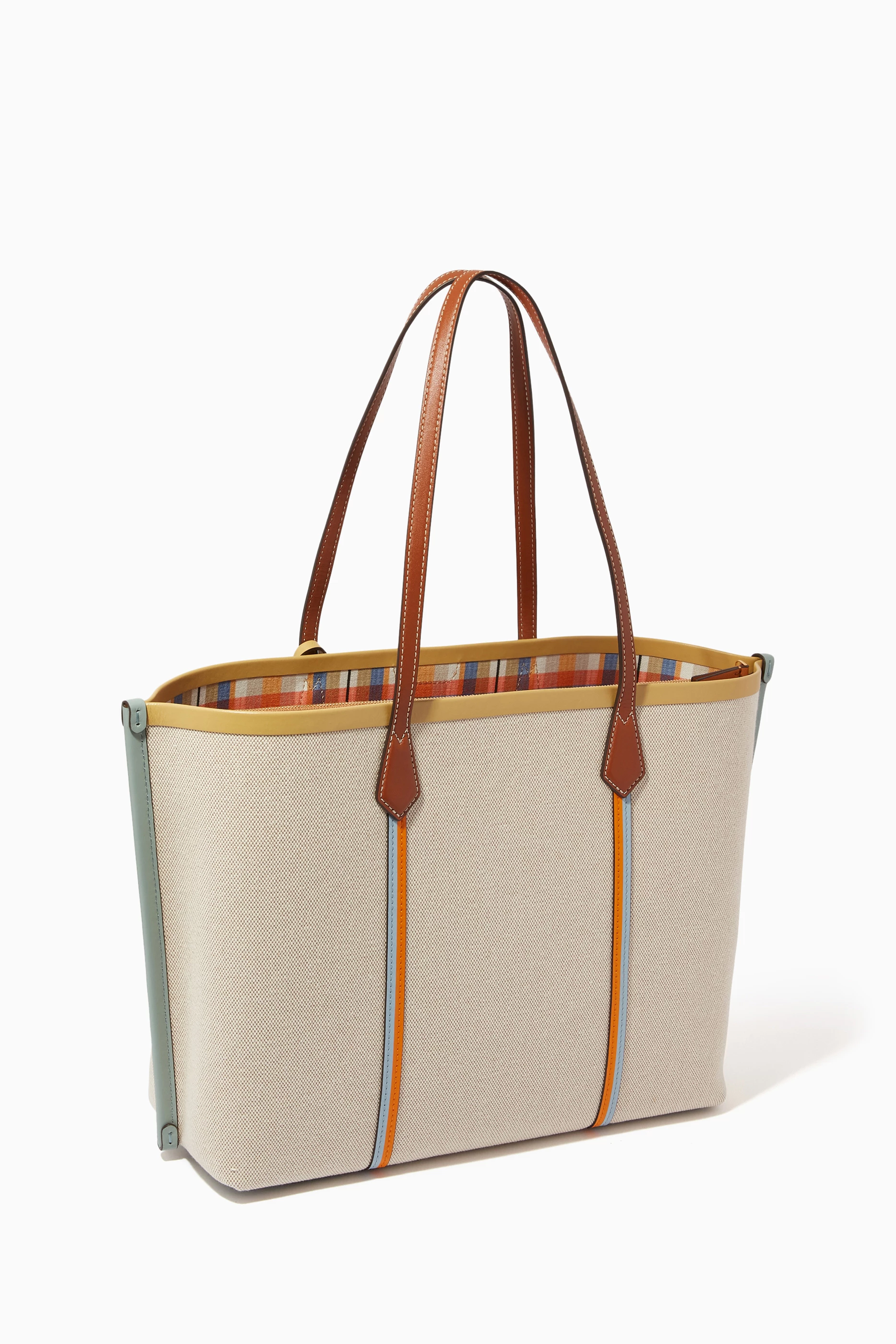 Perry canvas oversized tote top