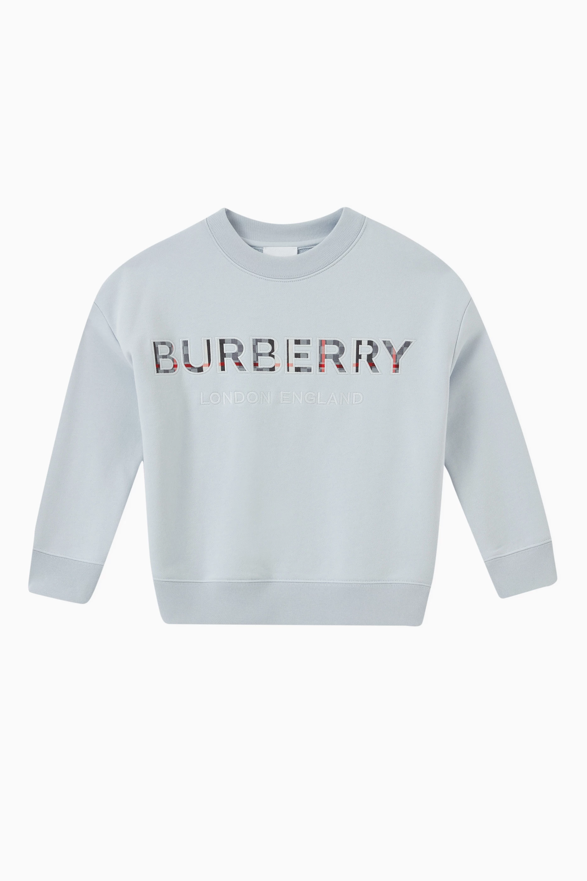 Burberry embroidered logo sweatshirt discount