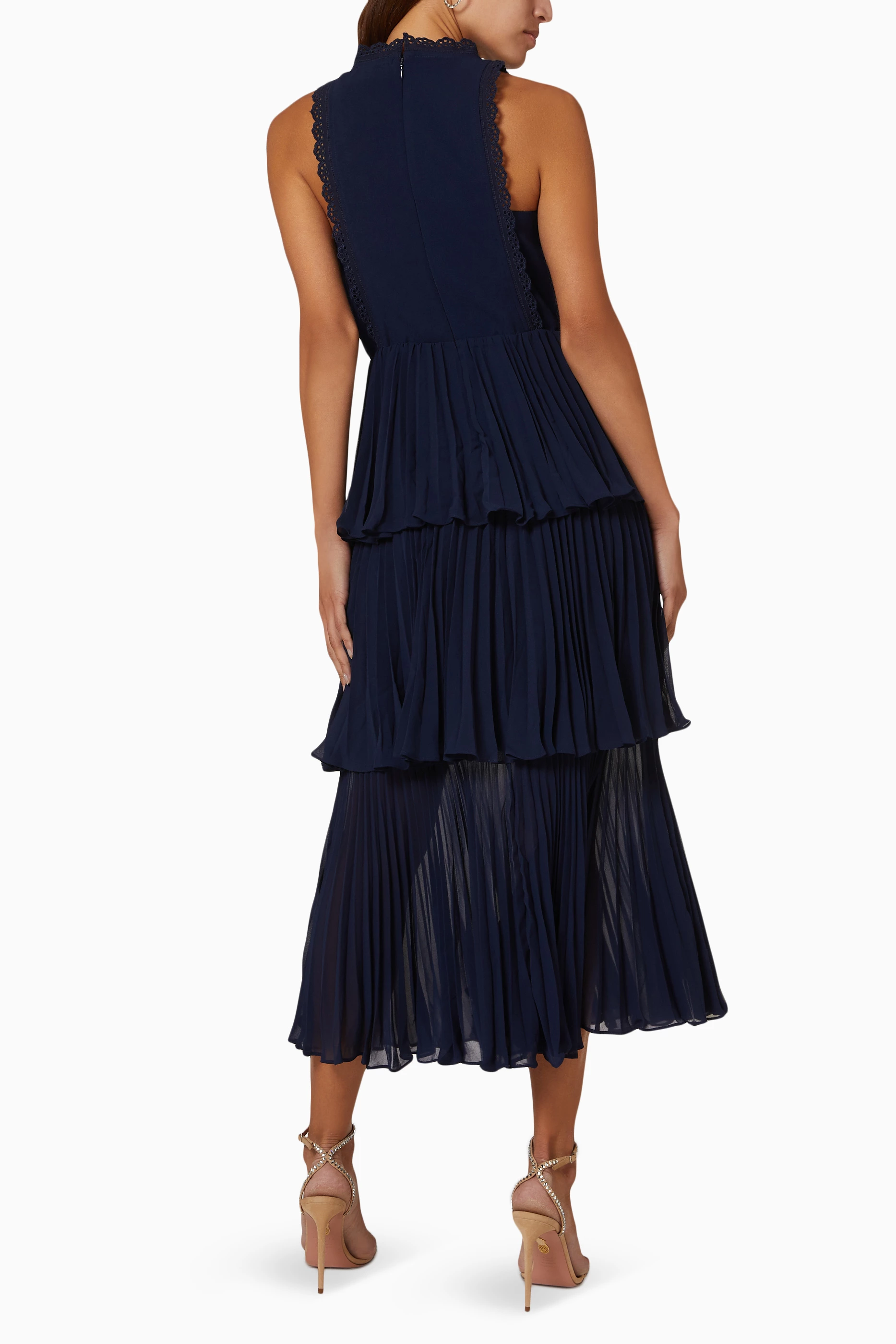 white christmas dresses Monaco Maxi – ZAIMARA main image 1