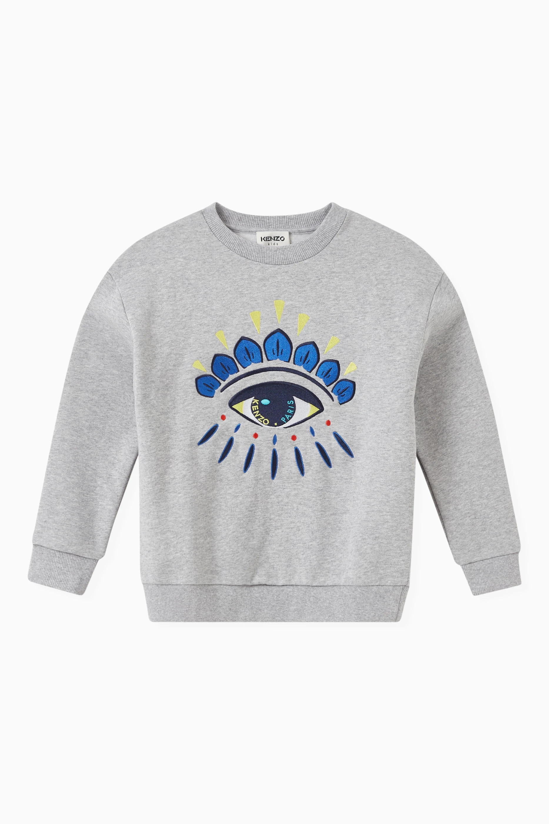 Kenzo eye sweatshirt grey outlet