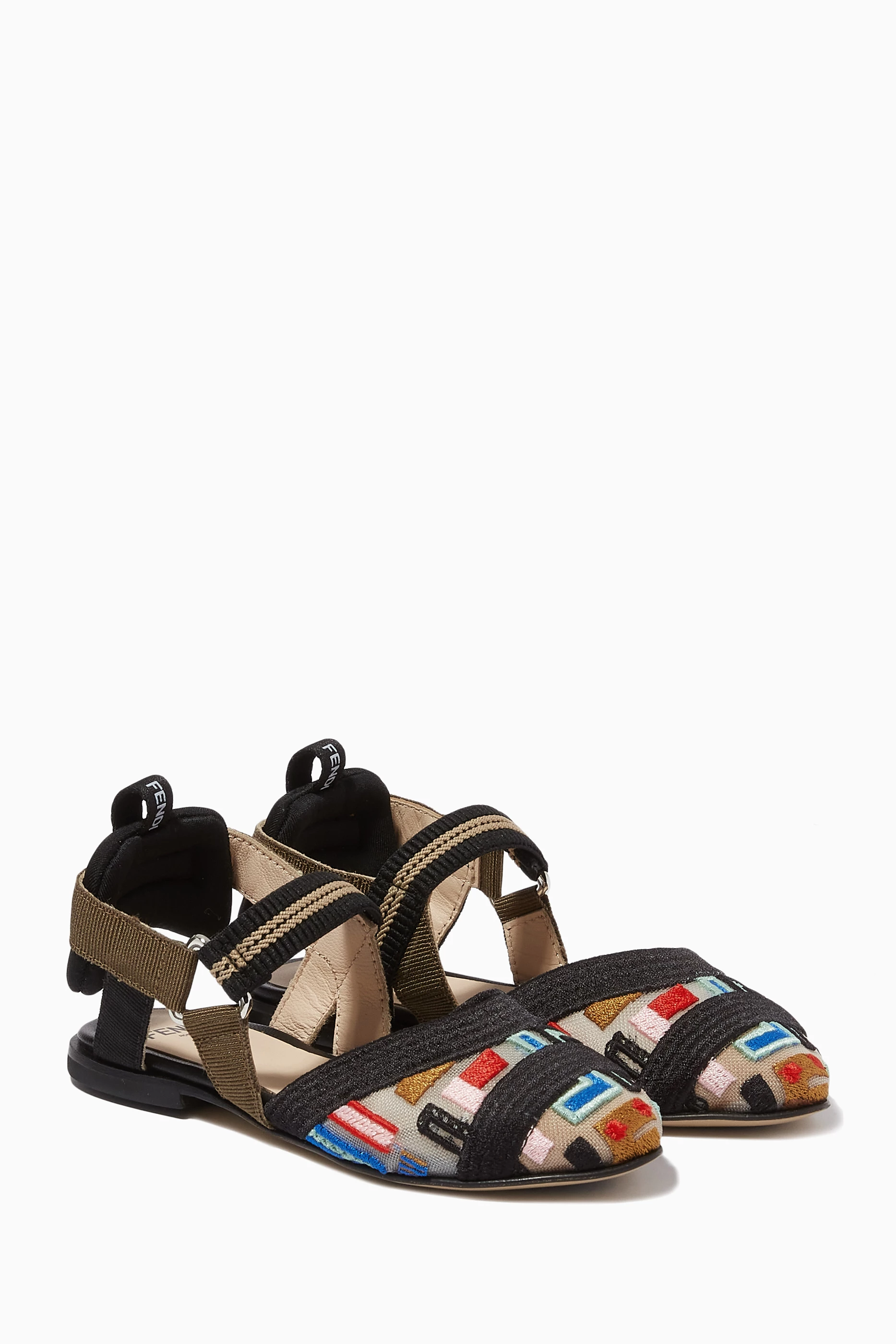 Fendi mesh sandals discount