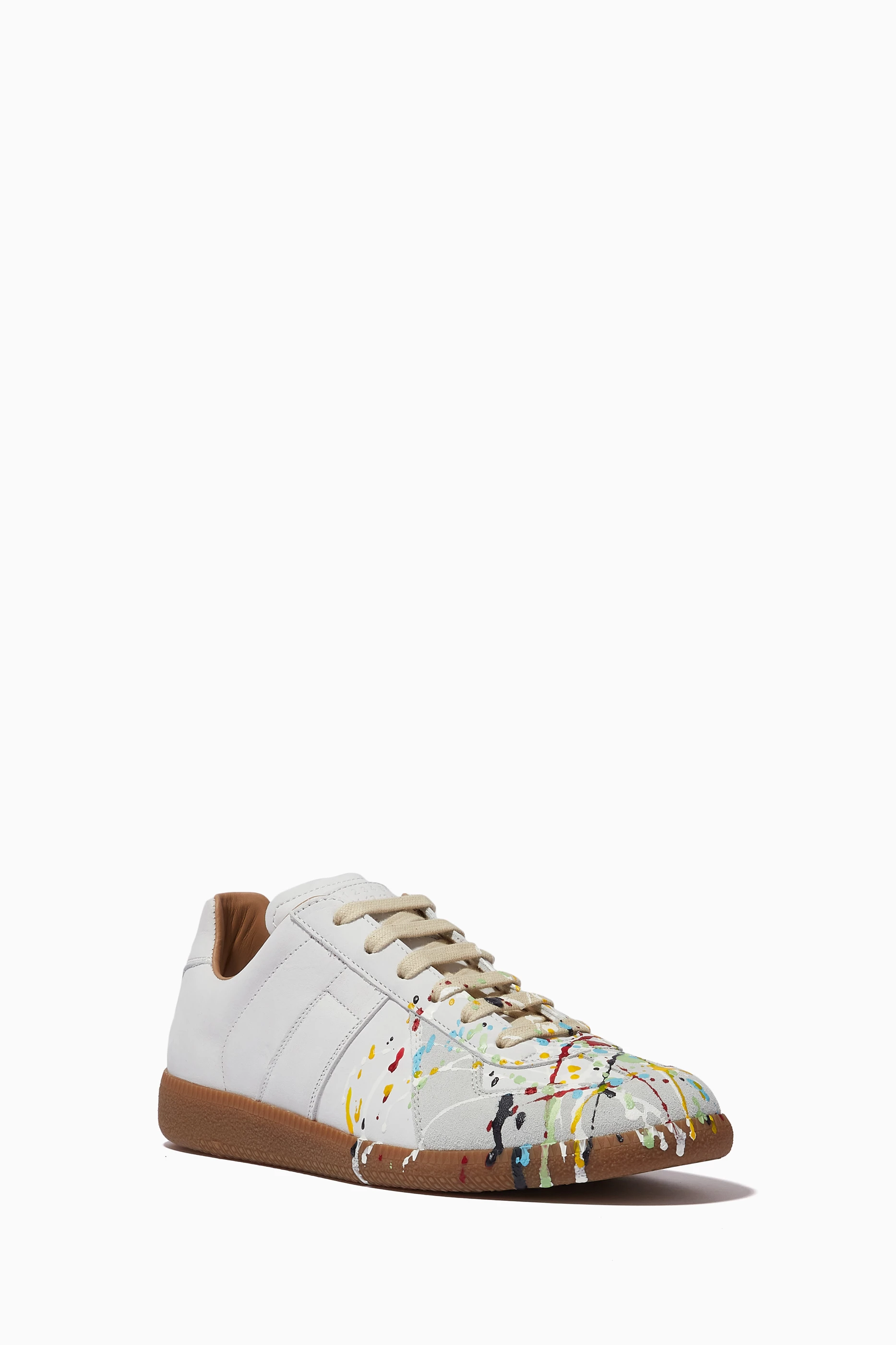 Margiela shoes paint splatter shop