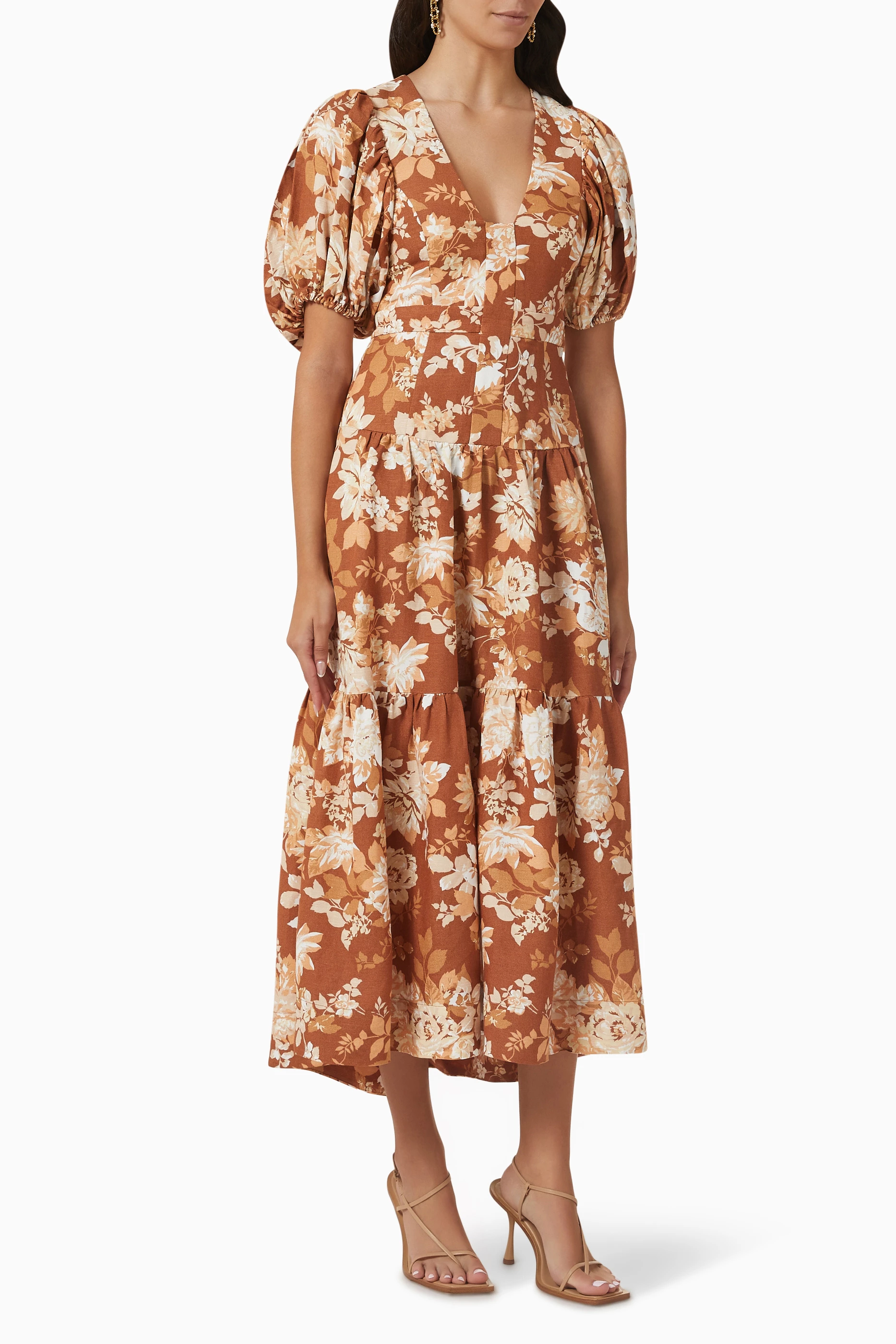knee length dresses for ladies Tallulah 14 / White main image 1