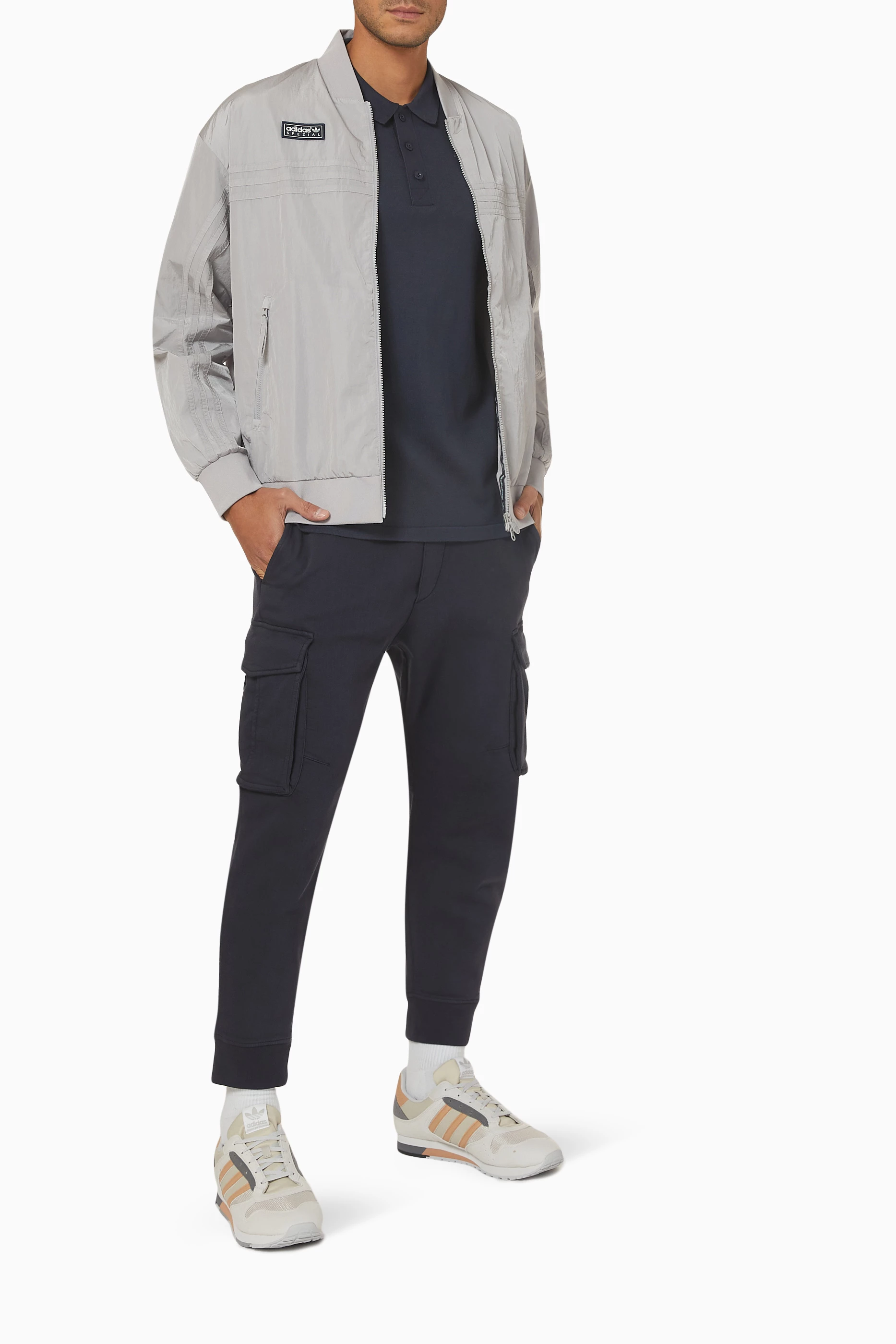 Buy adidas Statement Grey Abenstein Jacket in Nylon For Men