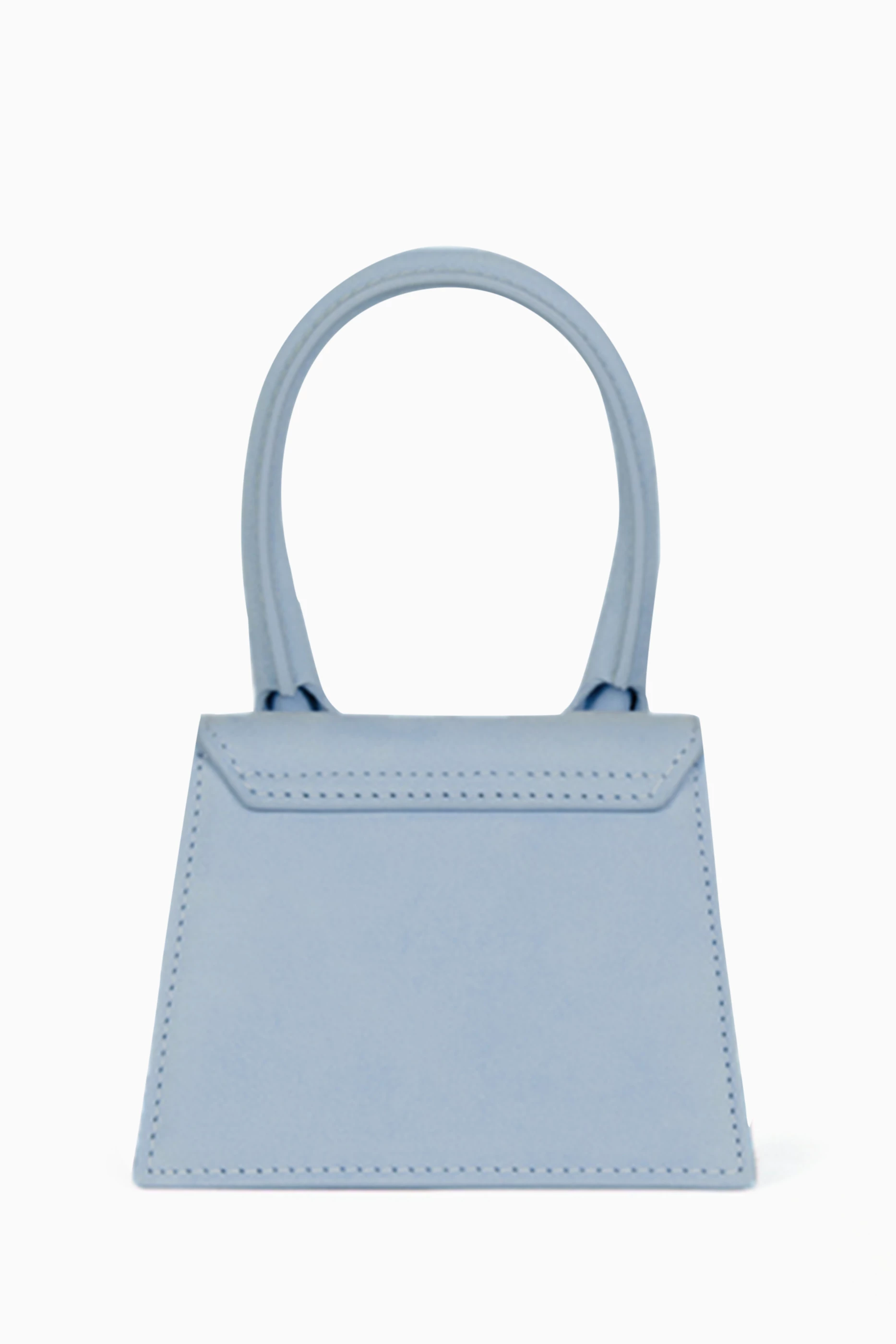 Buy Jacquemus Blue Le Chiquito Tote Bag in Suede Leather For Women - Main Image