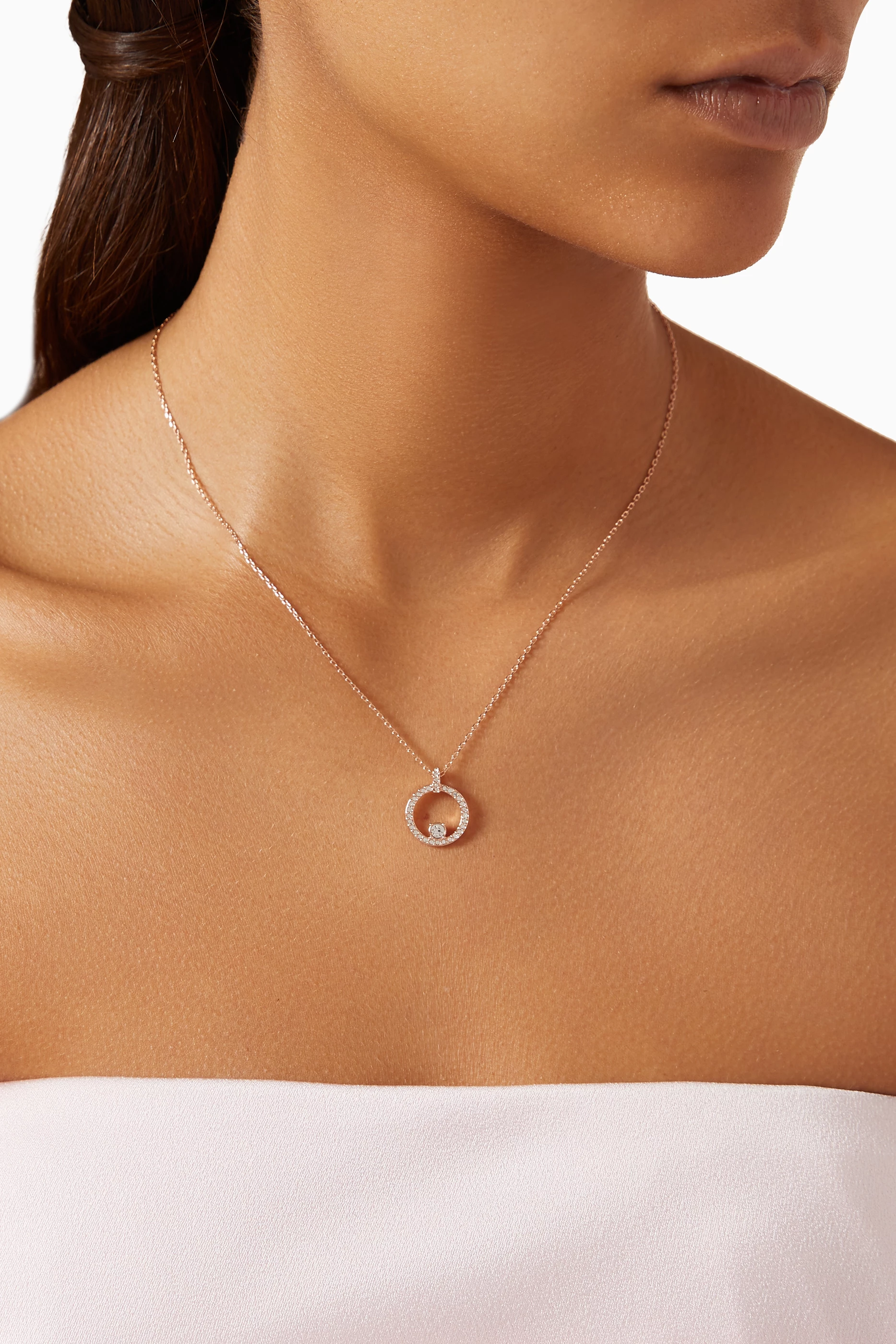 Creativity circle pendant swarovski discount
