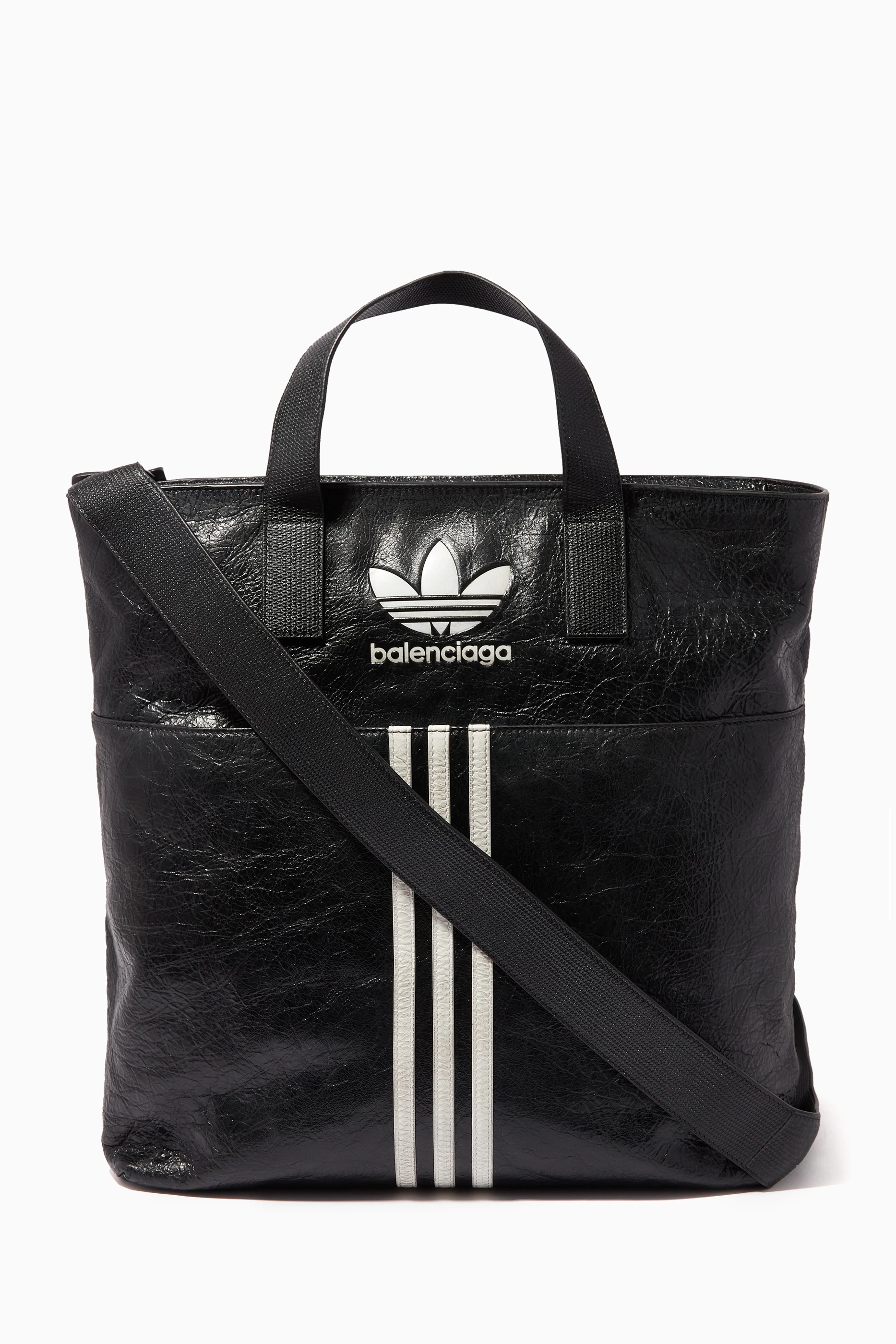 adidas × balenciaga トートバッグ ブラック Balenciaga x adidas North-South Tote Bag - Black Shoulder Bags