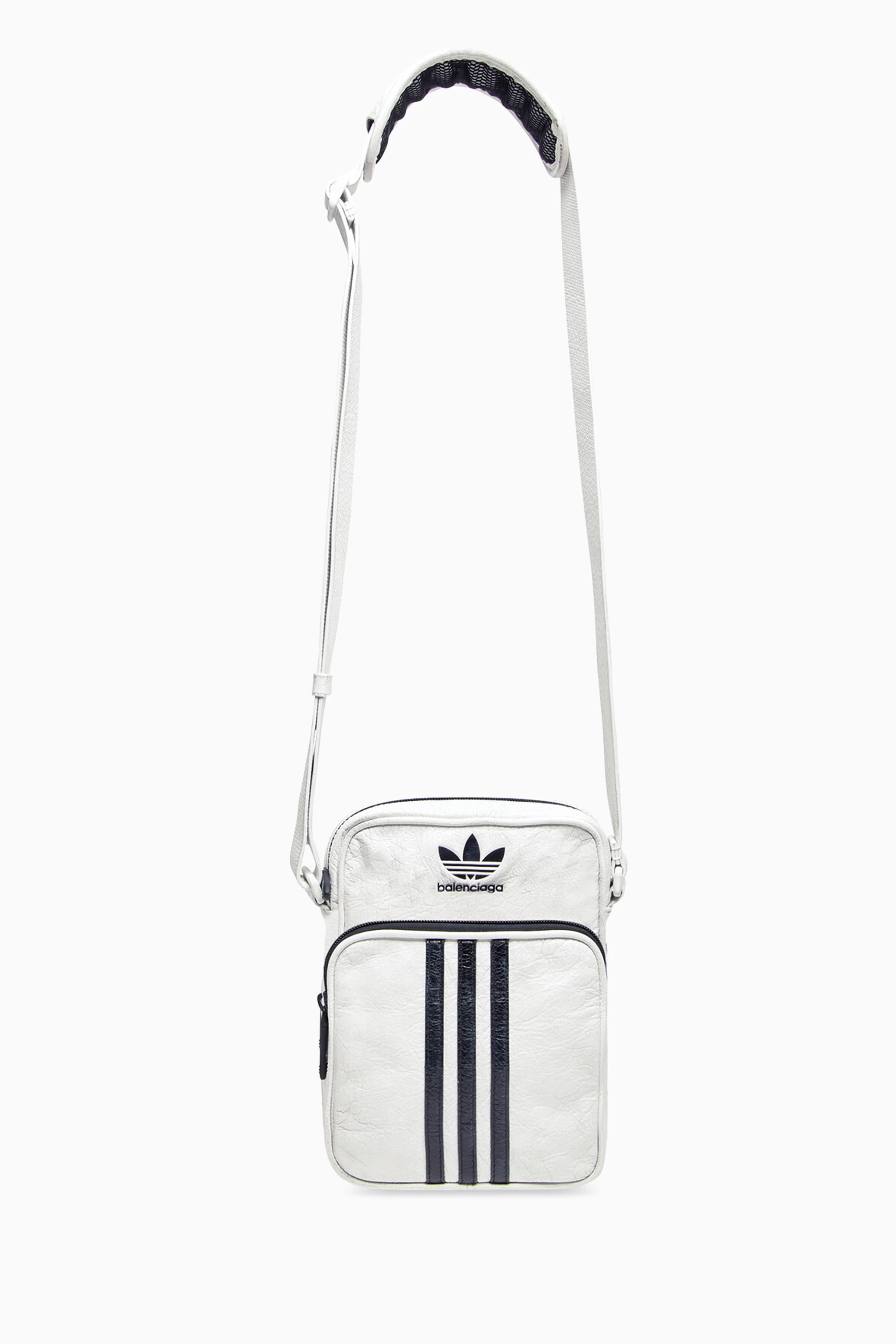 Buy Balenciaga White x Adidas Small Crossbody Messenger Bag in 
