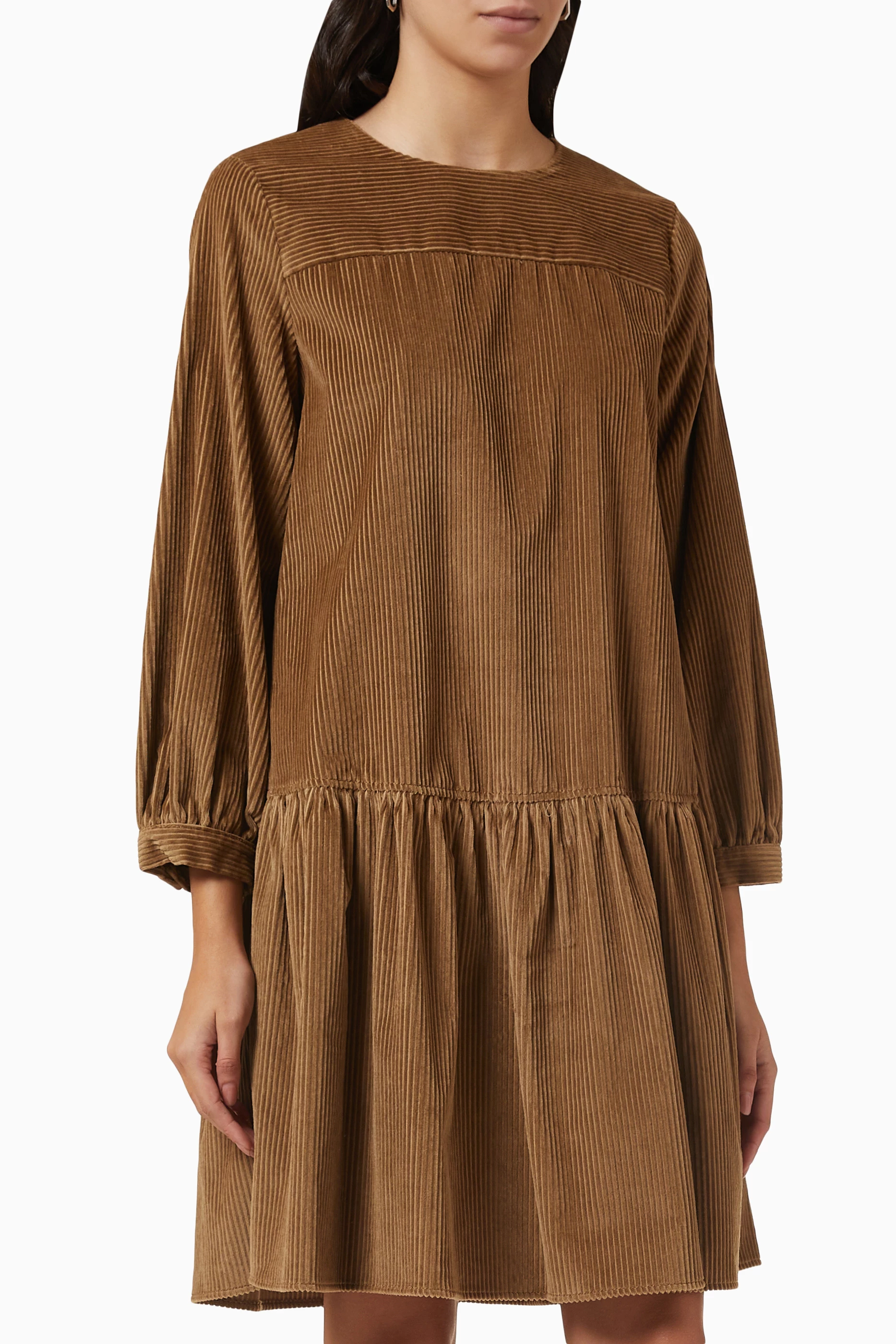 Max mara cotton cordelet dress cheap