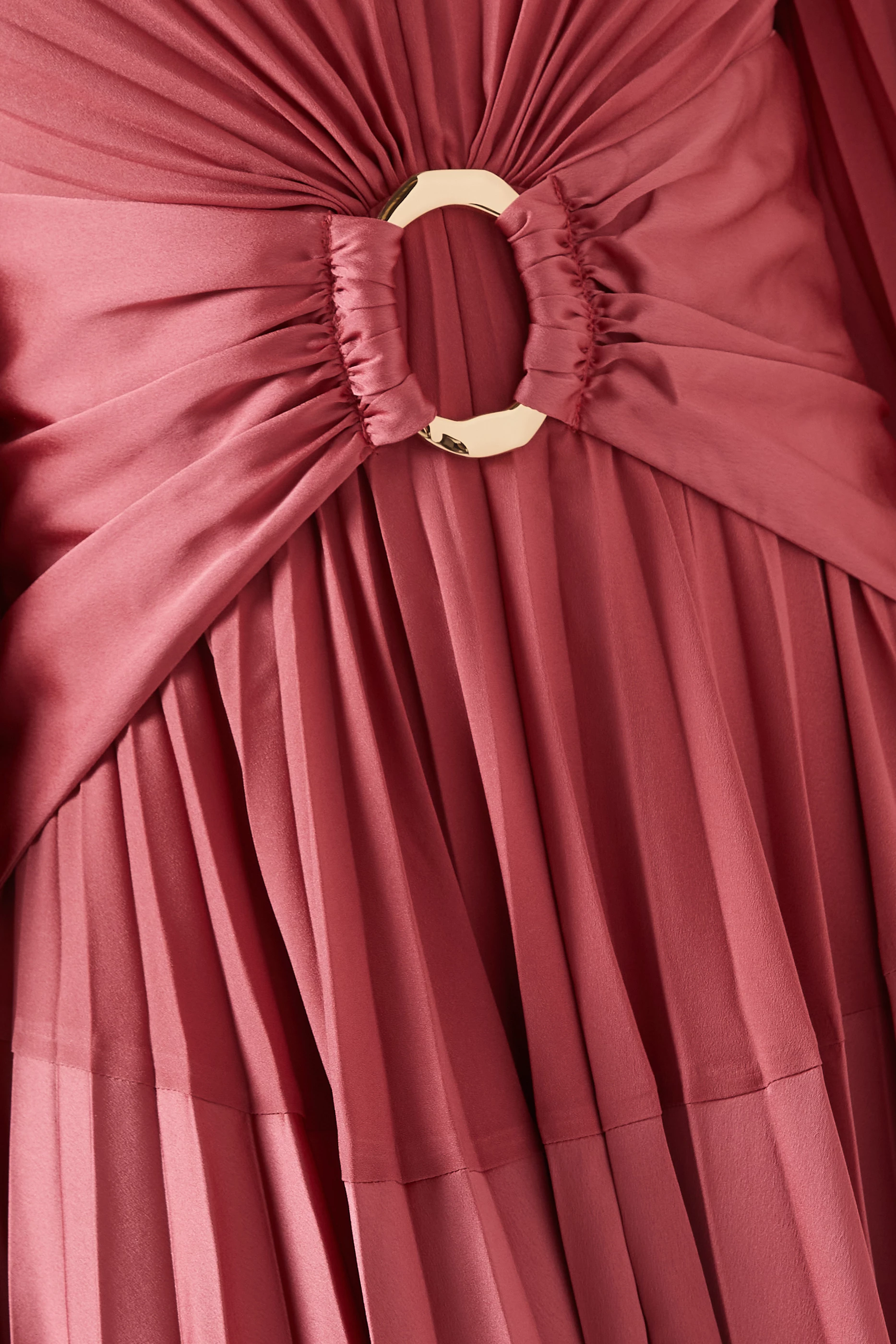 acler oakfield pleated maxi dress Buy Acler Pink Oakfield Pleated Maxi Dress For Women Online