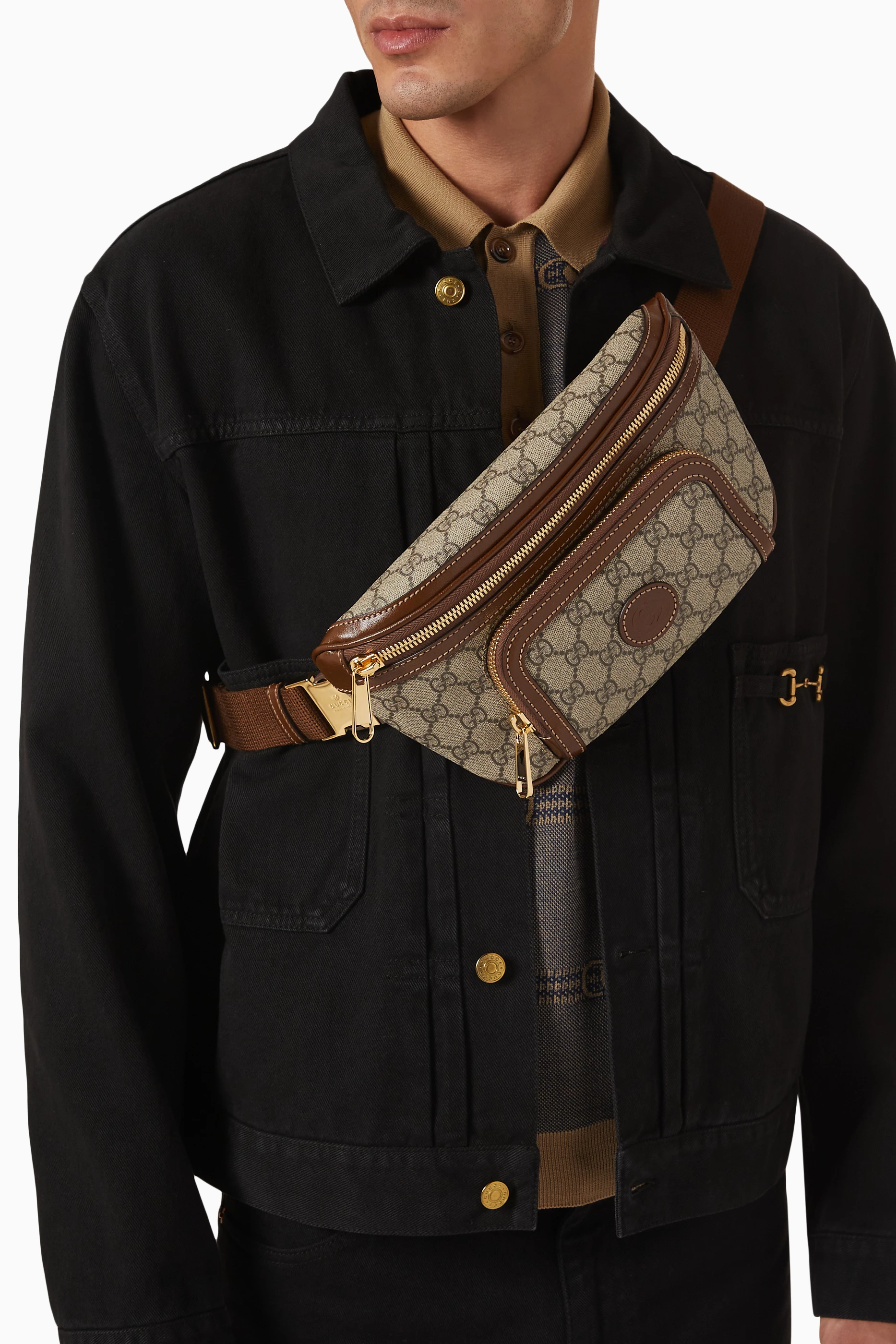 Mens gucci waist bag online