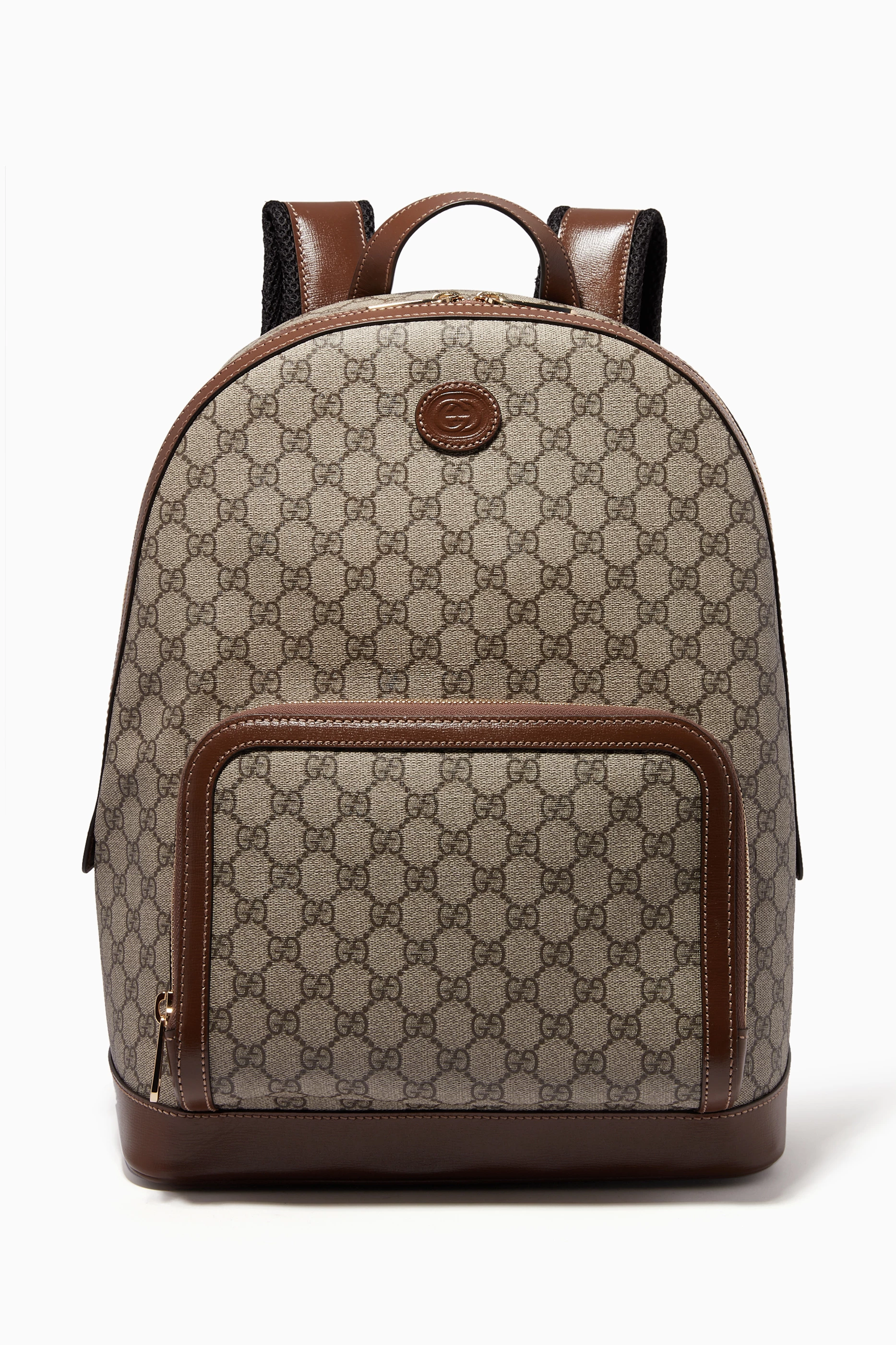 Buy Gucci Brown Backpack in Canvas Online for Men Ounass Oman