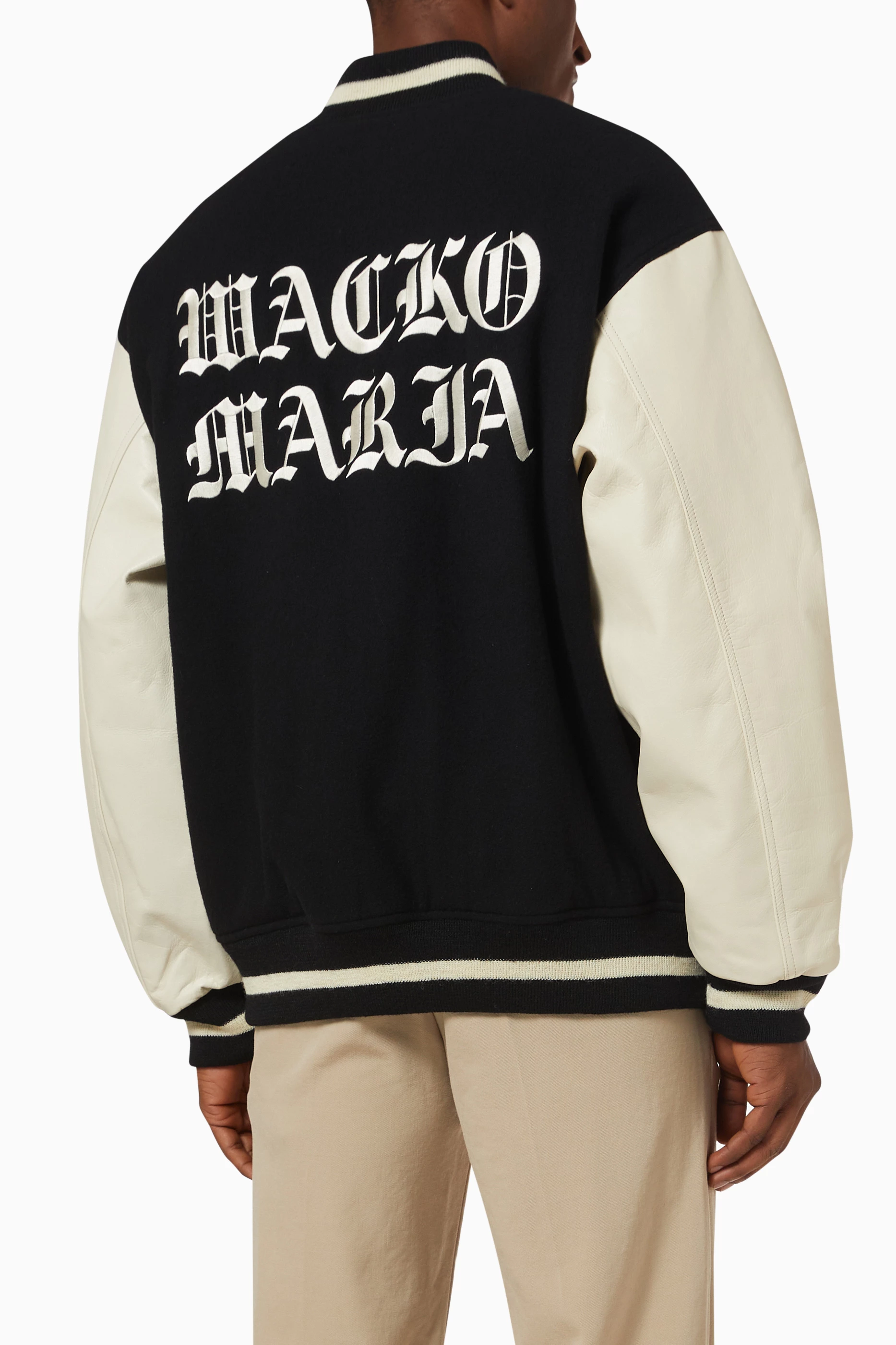 Wacko maria varsity jacket top
