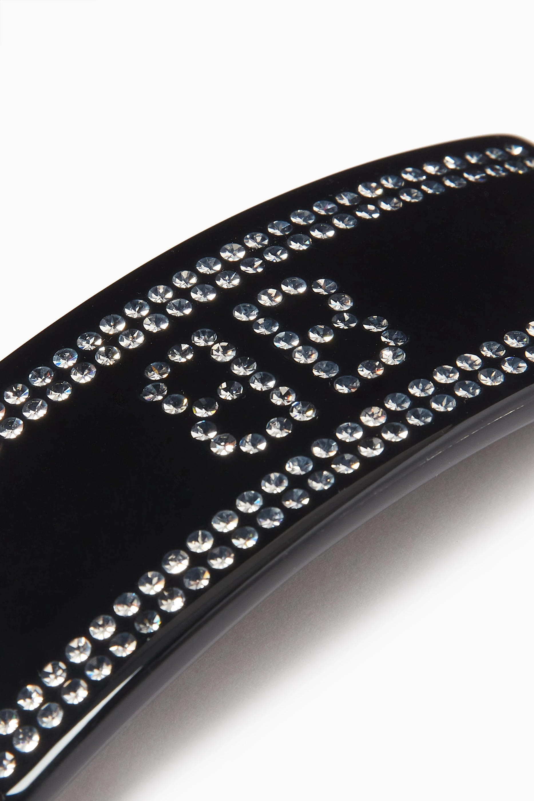 Buy Balenciaga Black XXL Hair Clip in Resin For Women Online  display picture 1