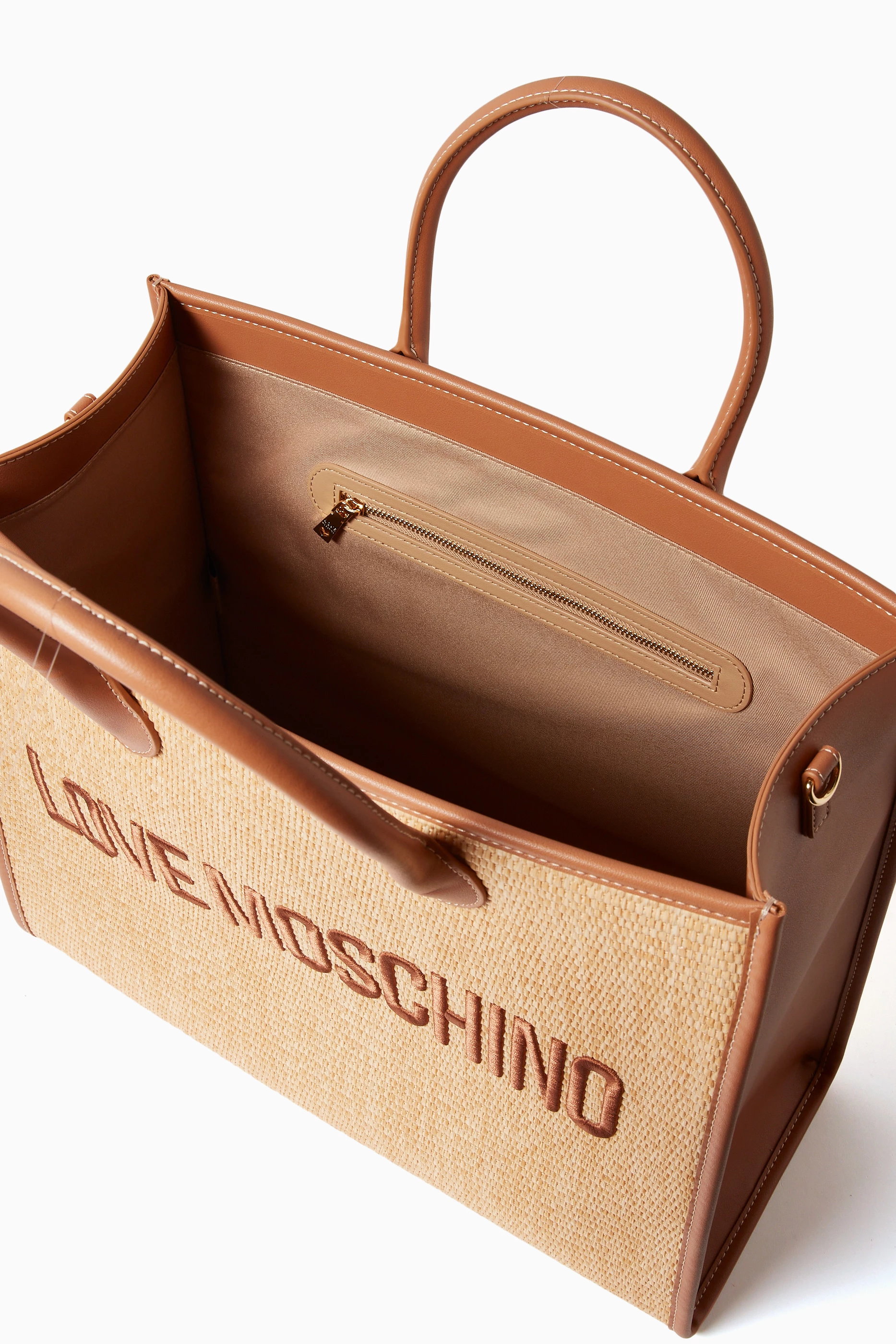 トートバッグ MOSCHINO COUTURE Woman Tote bags Beige 75328207 1081 Moschino Tie Me Tote Bag | Neutrals | FARFETCH