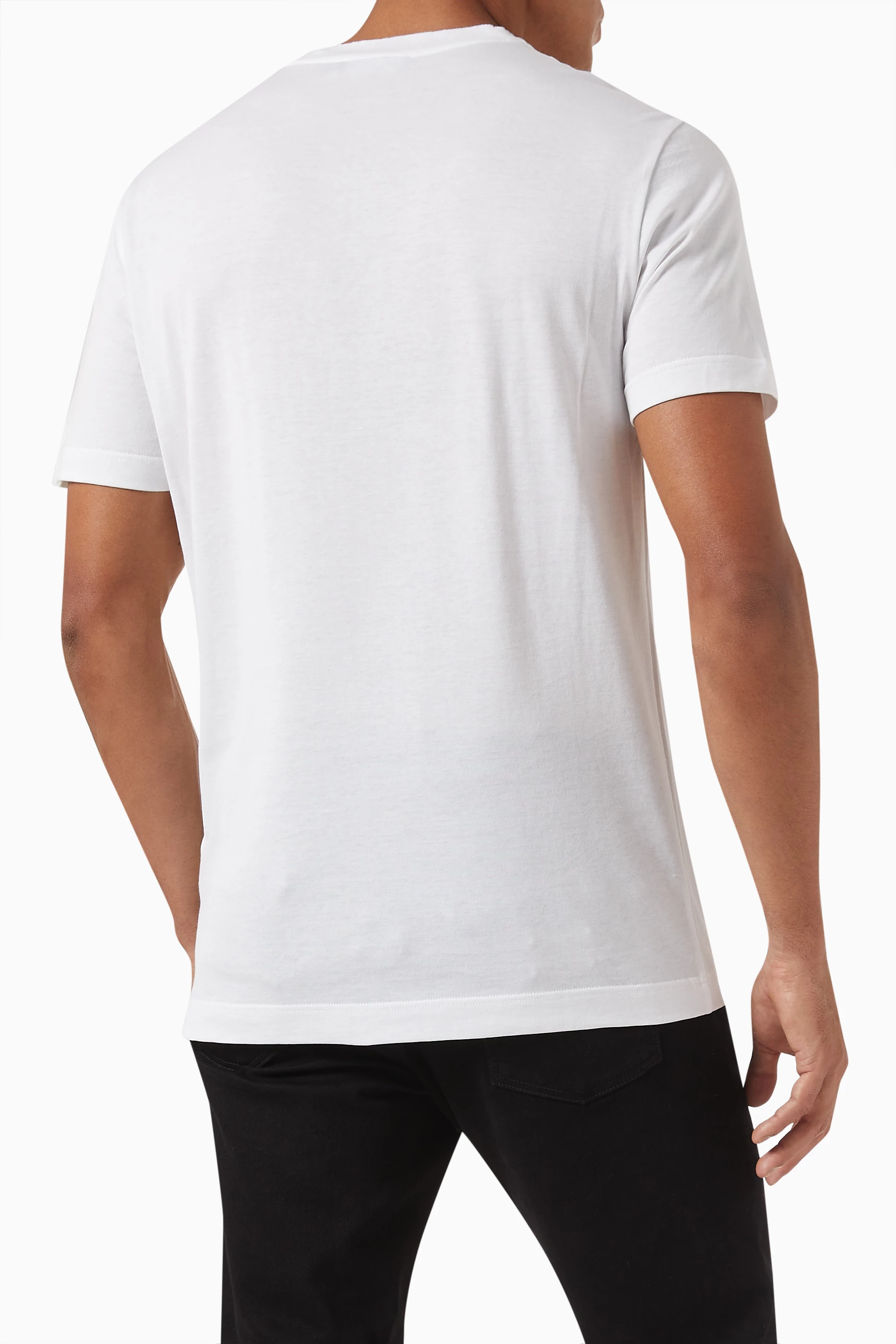 ◆Dolce&Gabbana 23SS◆Re-edition◆コットンTシャツ◆ Dolce&Gabbana Logo-Embossed Cotton T-Shirt | Saks Fifth Avenue
