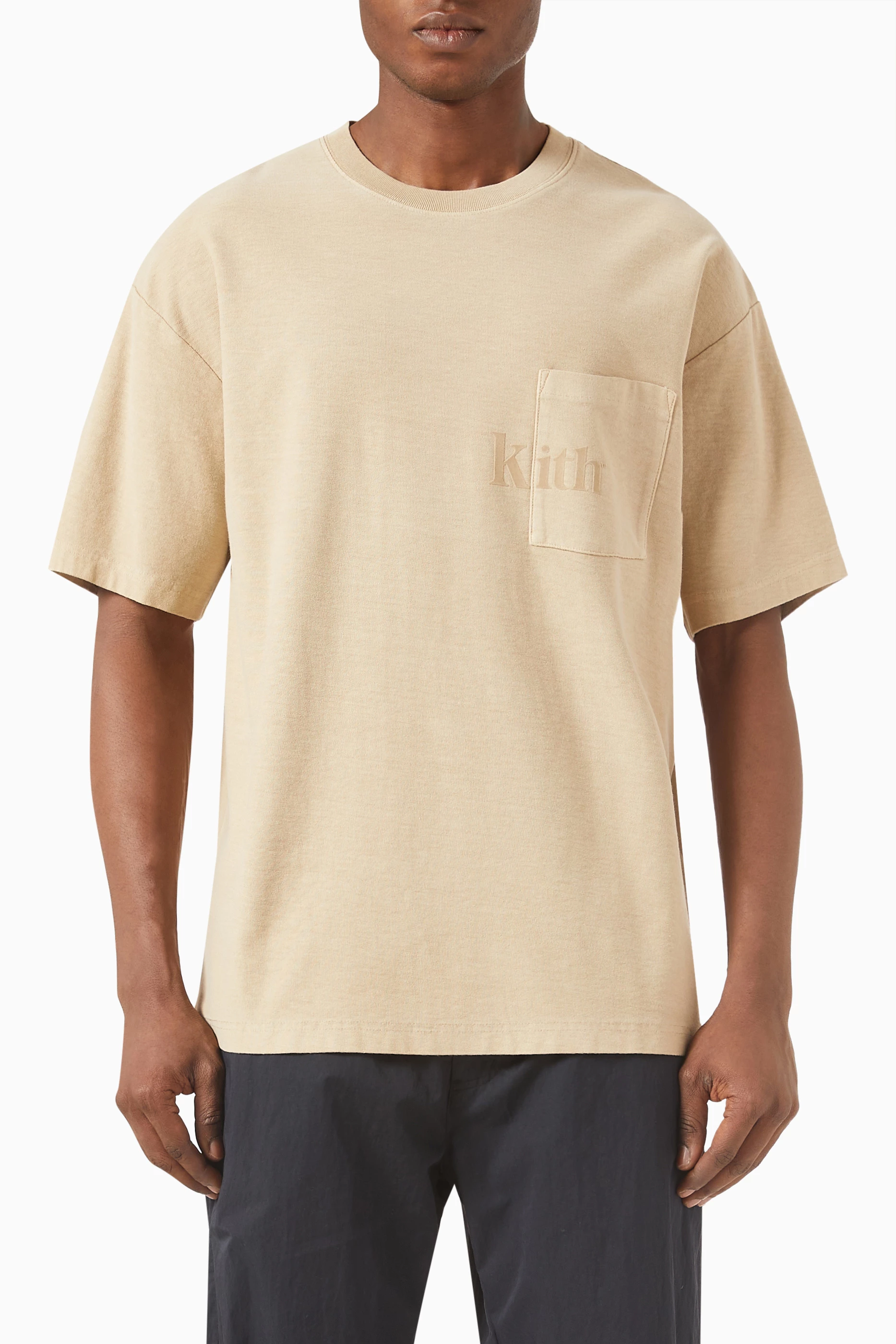Kith cheapest serif quinn pocket tee