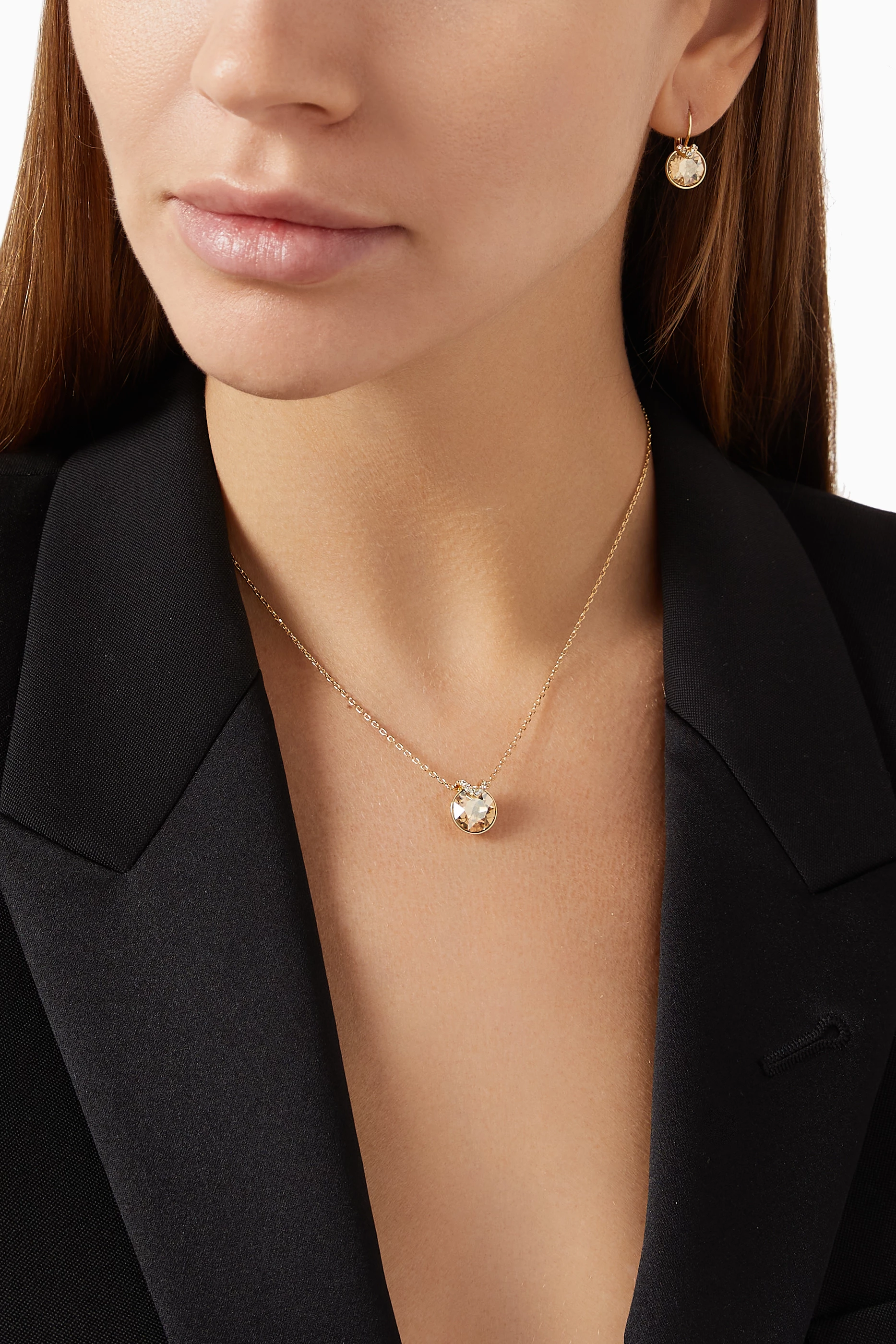 Swarovski Bella V Swarovski V Shaped Necklace Buy Swarovski Gold