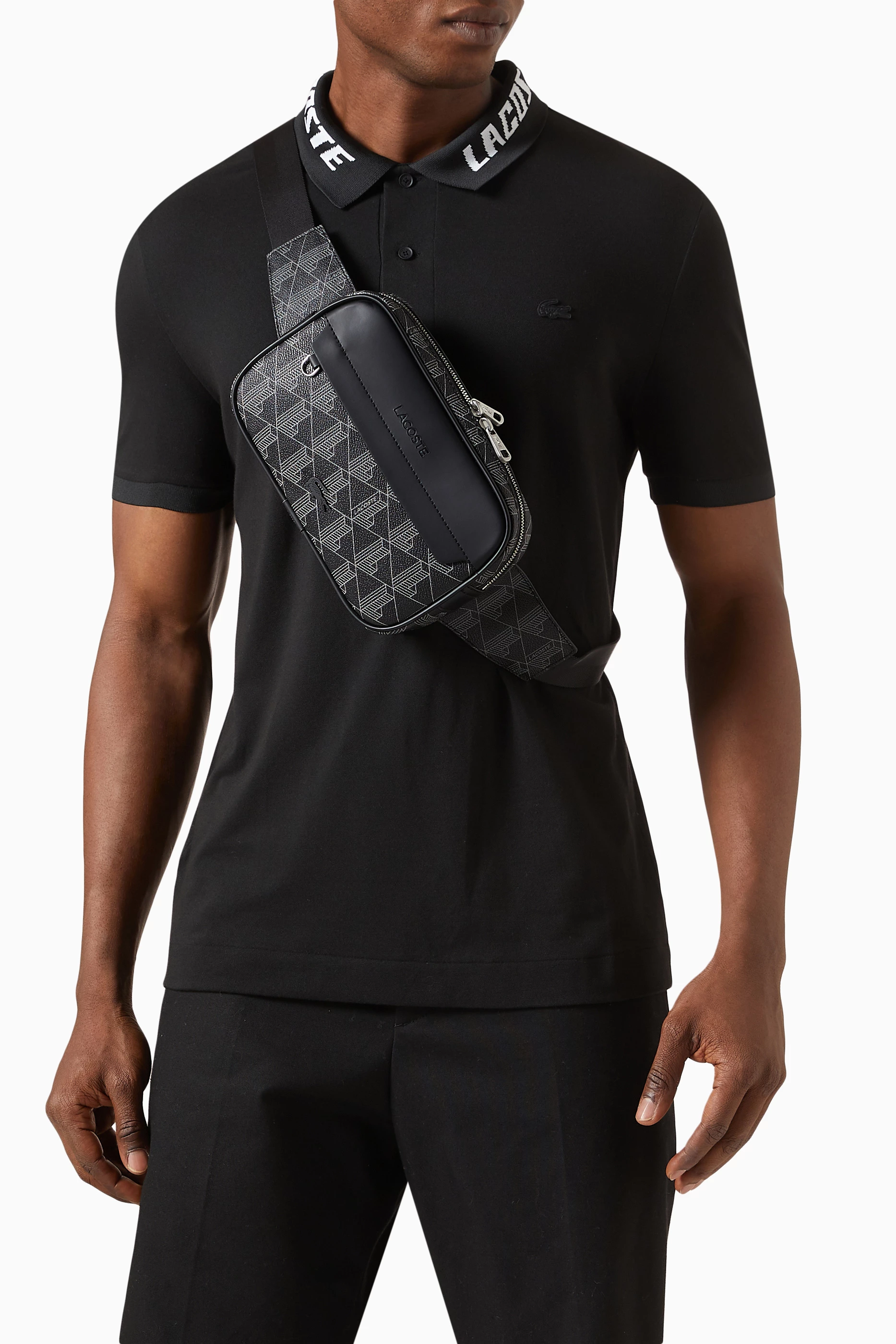 Lacoste bum olsum bag black