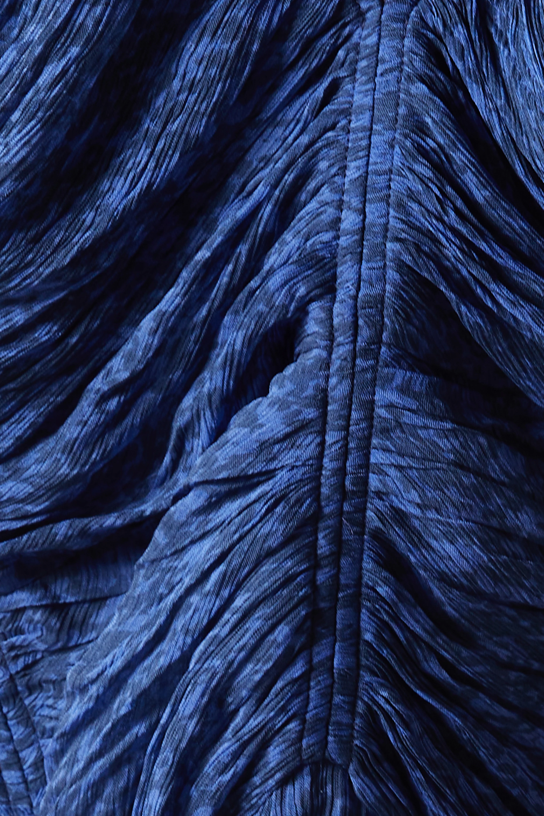 saldanha ruched frill maxi dress Shona Joy Saldanha Ruched Frill Maxi Dress in Strong Blue & Deep Blue