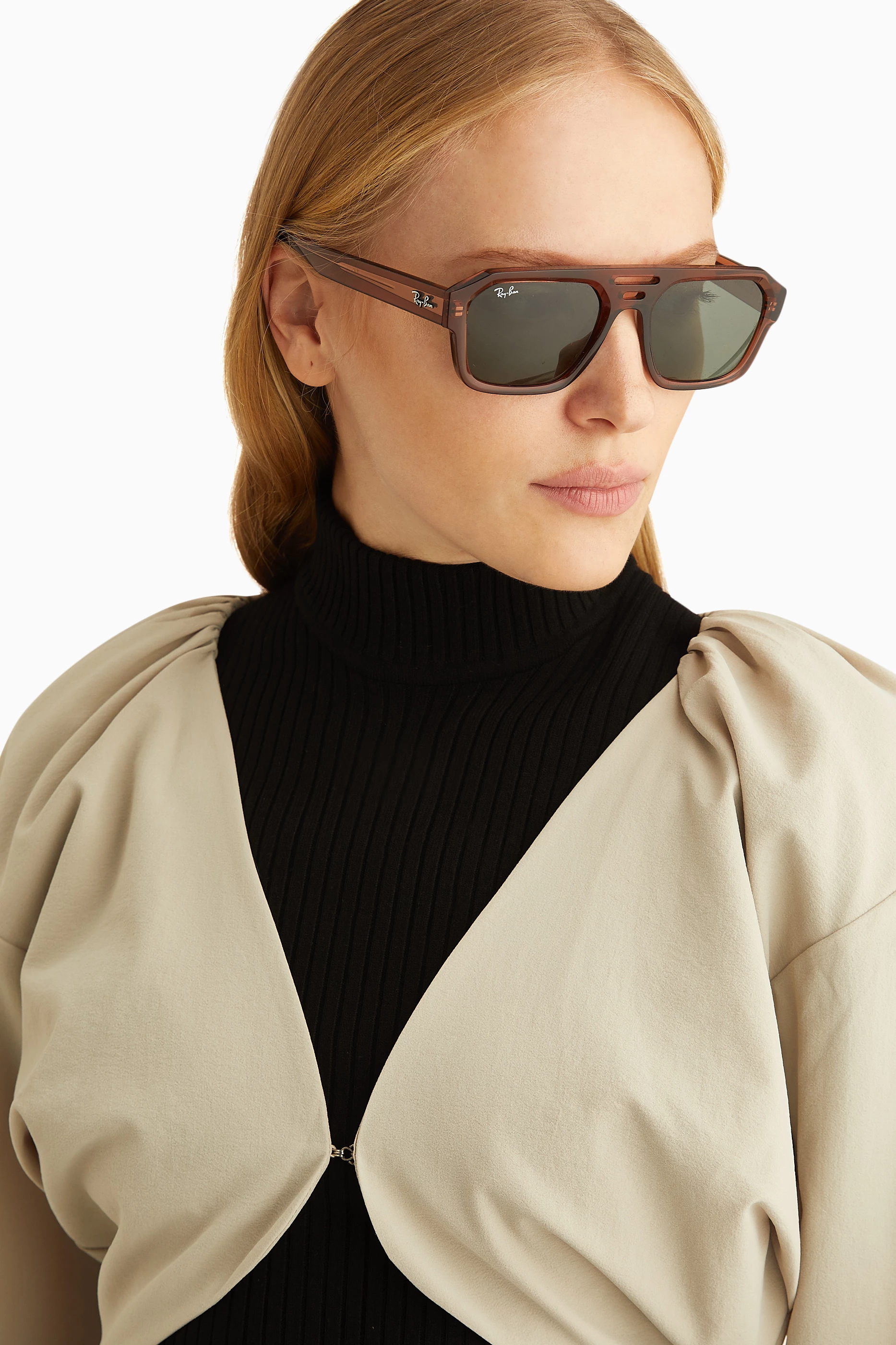 Buy Ray-Ban Black RB4397 Corrigan Sunglasses in Acetate For UNISEX 