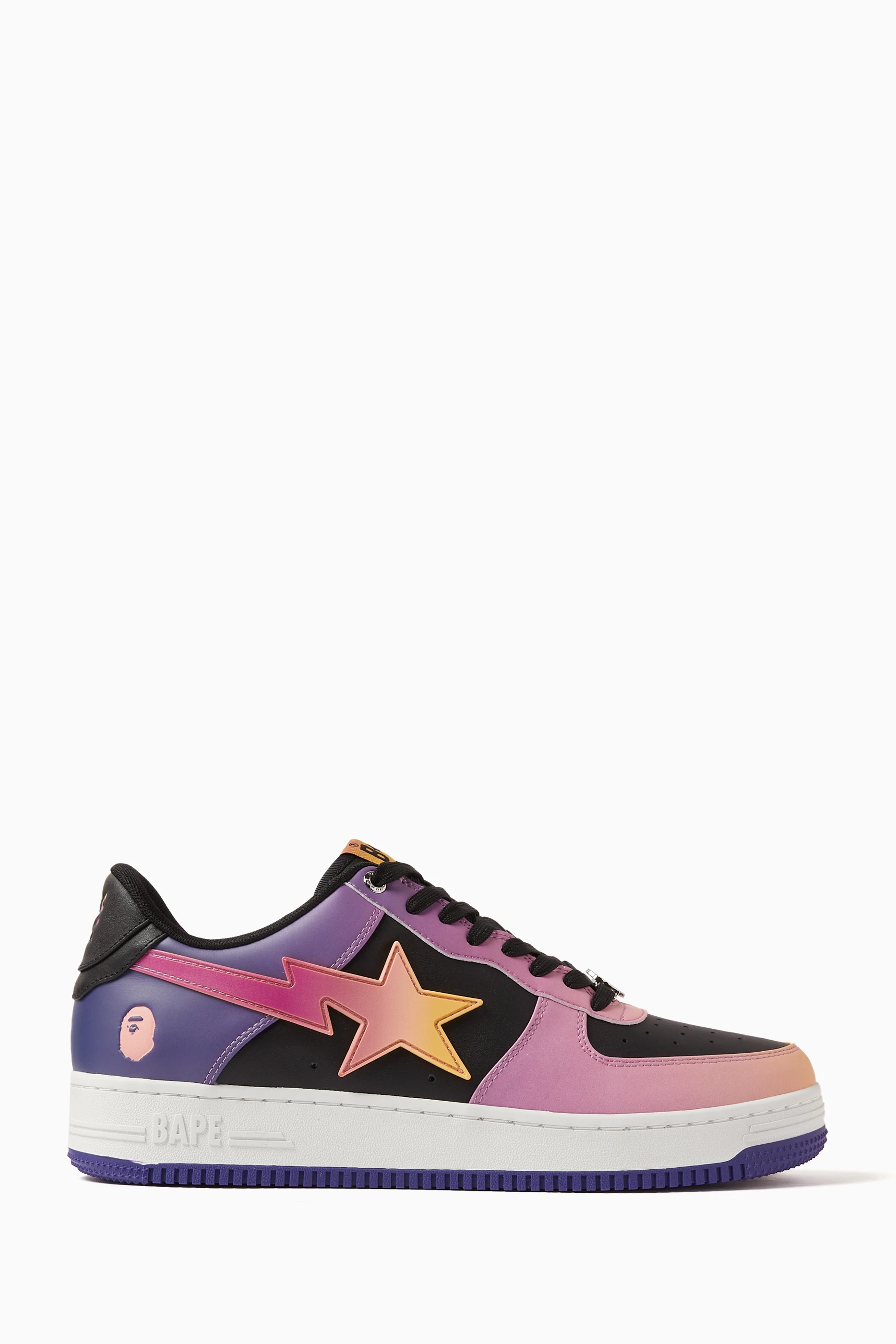 Bape peli Bapesta Purple Pink
