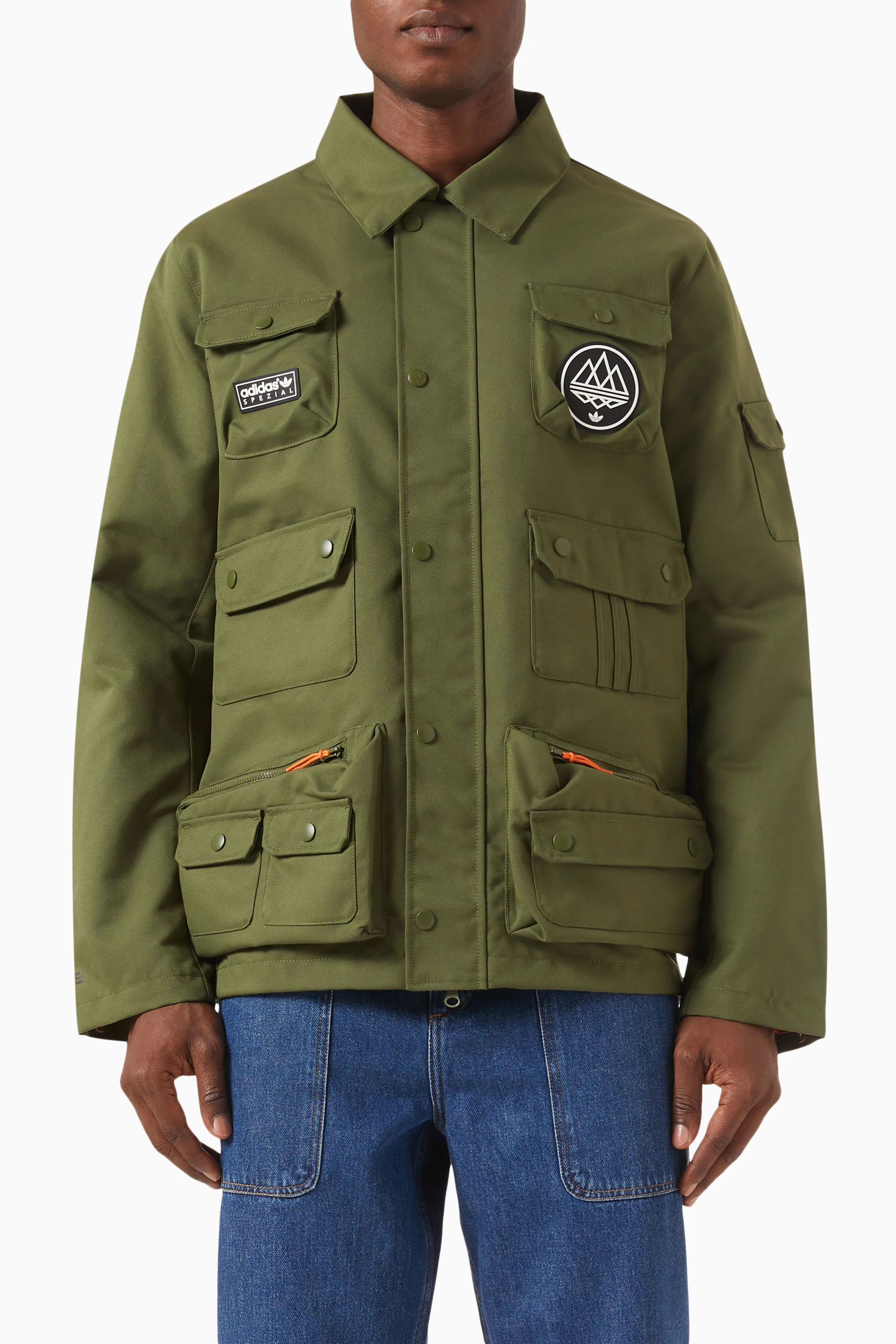Buy adidas Statement Green SPZL Wardour 2 Feniscowles Jacket in 