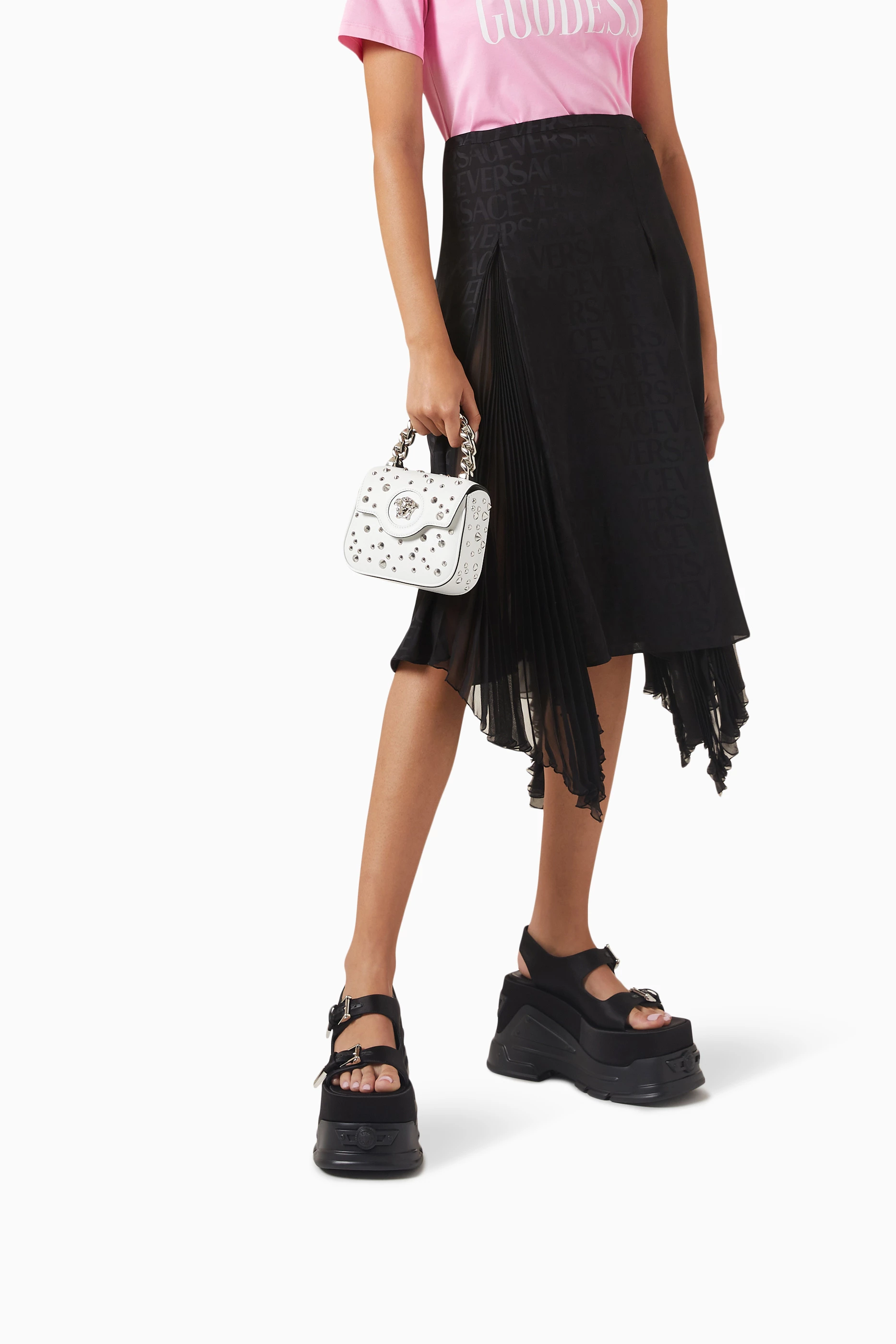 Versace medusa platform sandals 2025