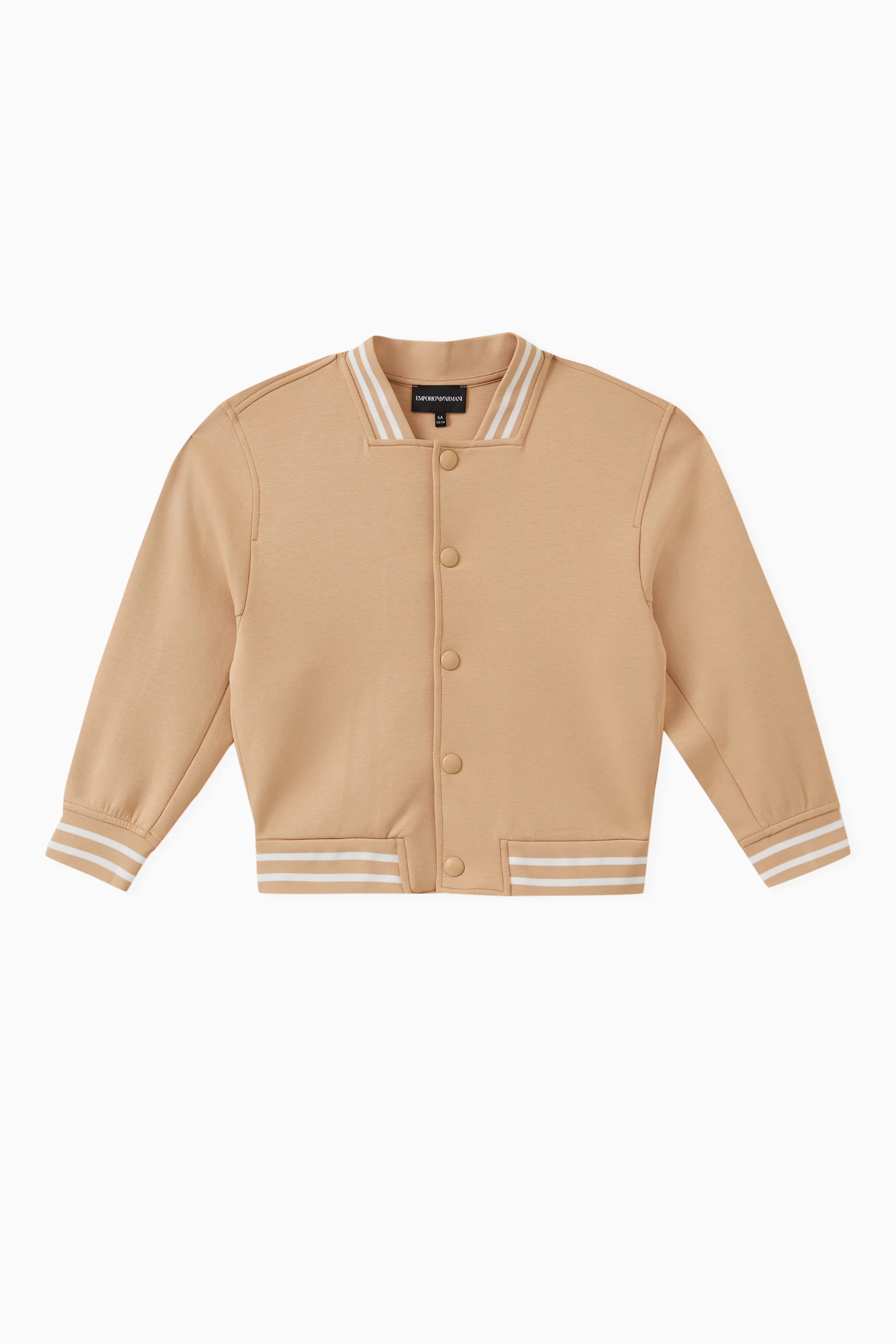 Buy Emporio Armani Neutral Logo Patch Jacket For Boys Online 