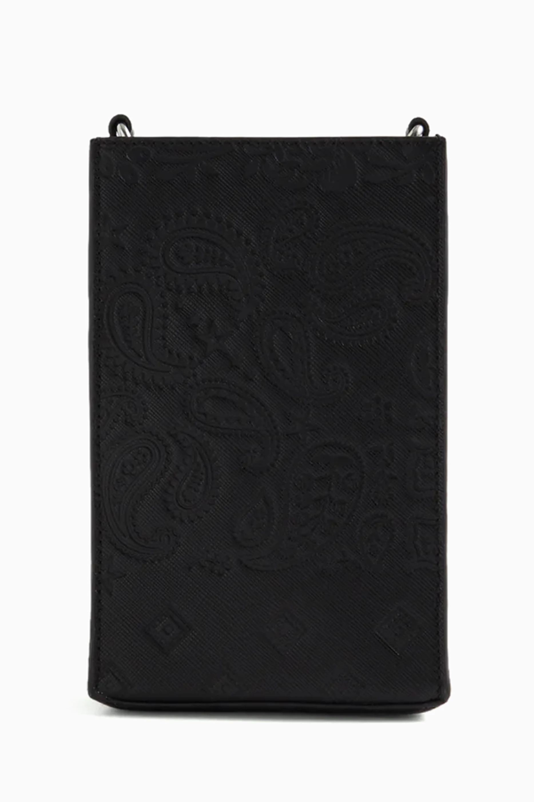 新品未使用 Kith Paisley Emmett Bag - Black Buy Kith Black Mini Paisley Emmett Shoulder Bag in Leather For Men