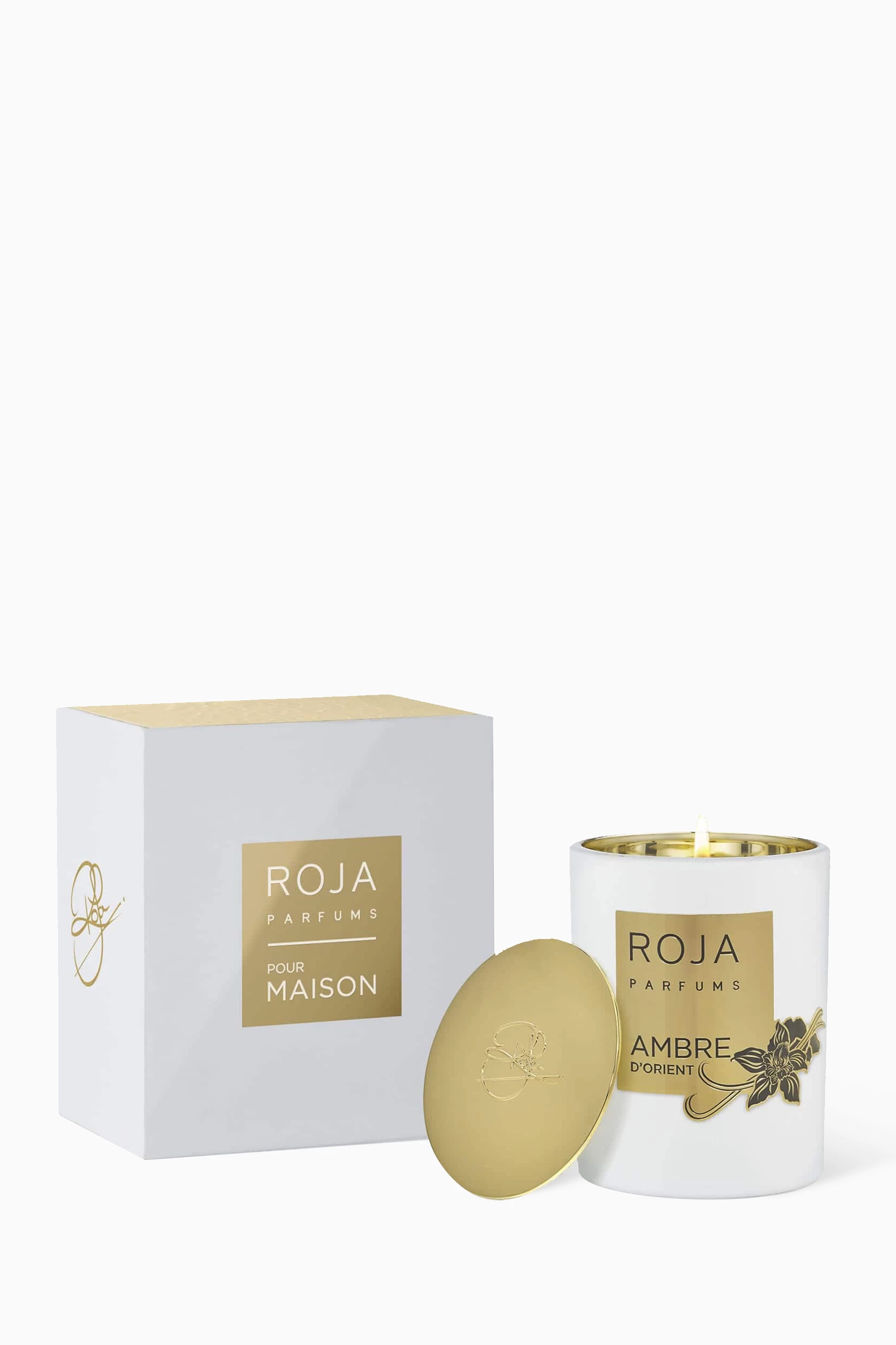 Buy Roja Roja Ambre D'Orient Candle 300g For UNISEX Online | Ounass Oman