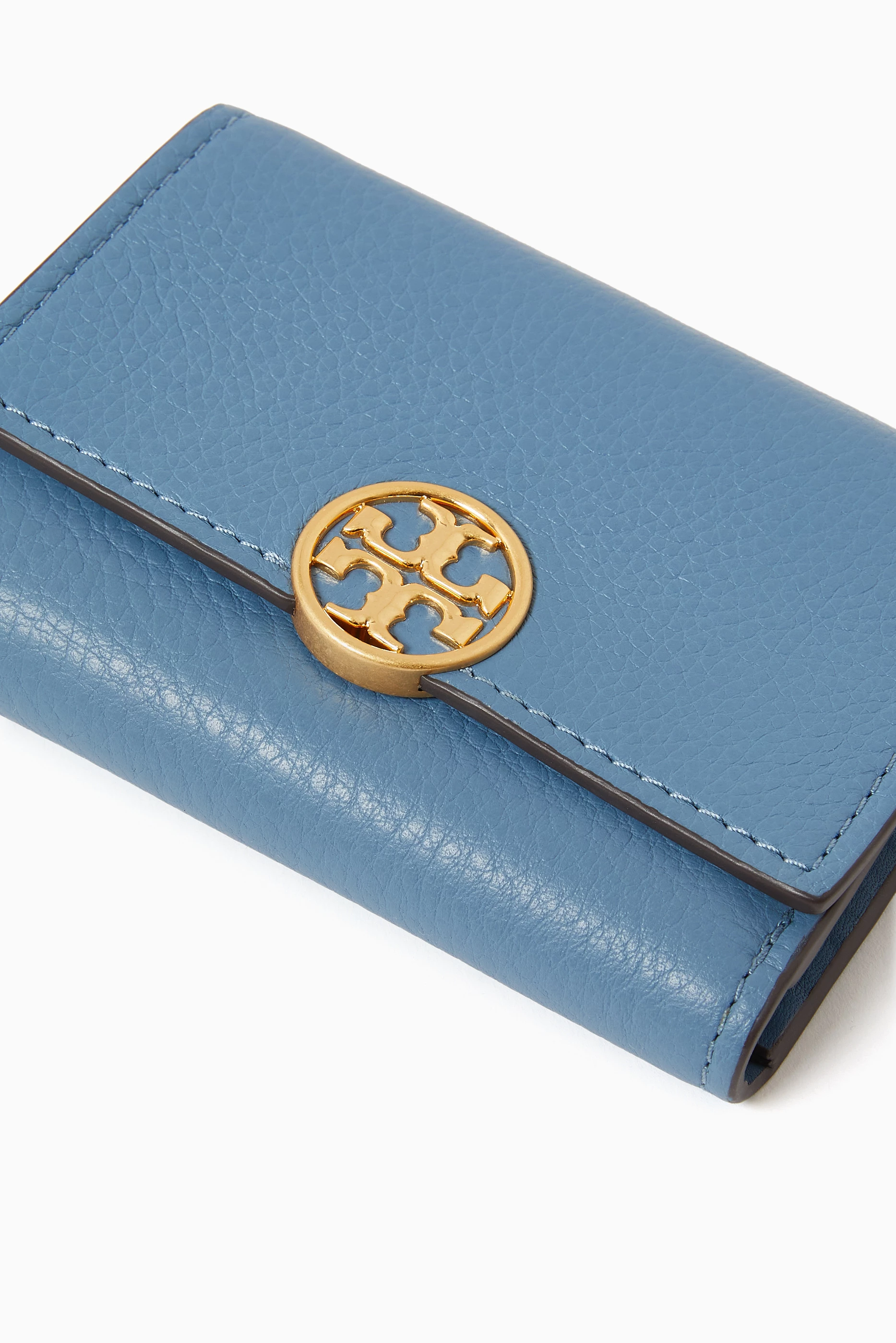 Tory burch blue wallet new arrivals