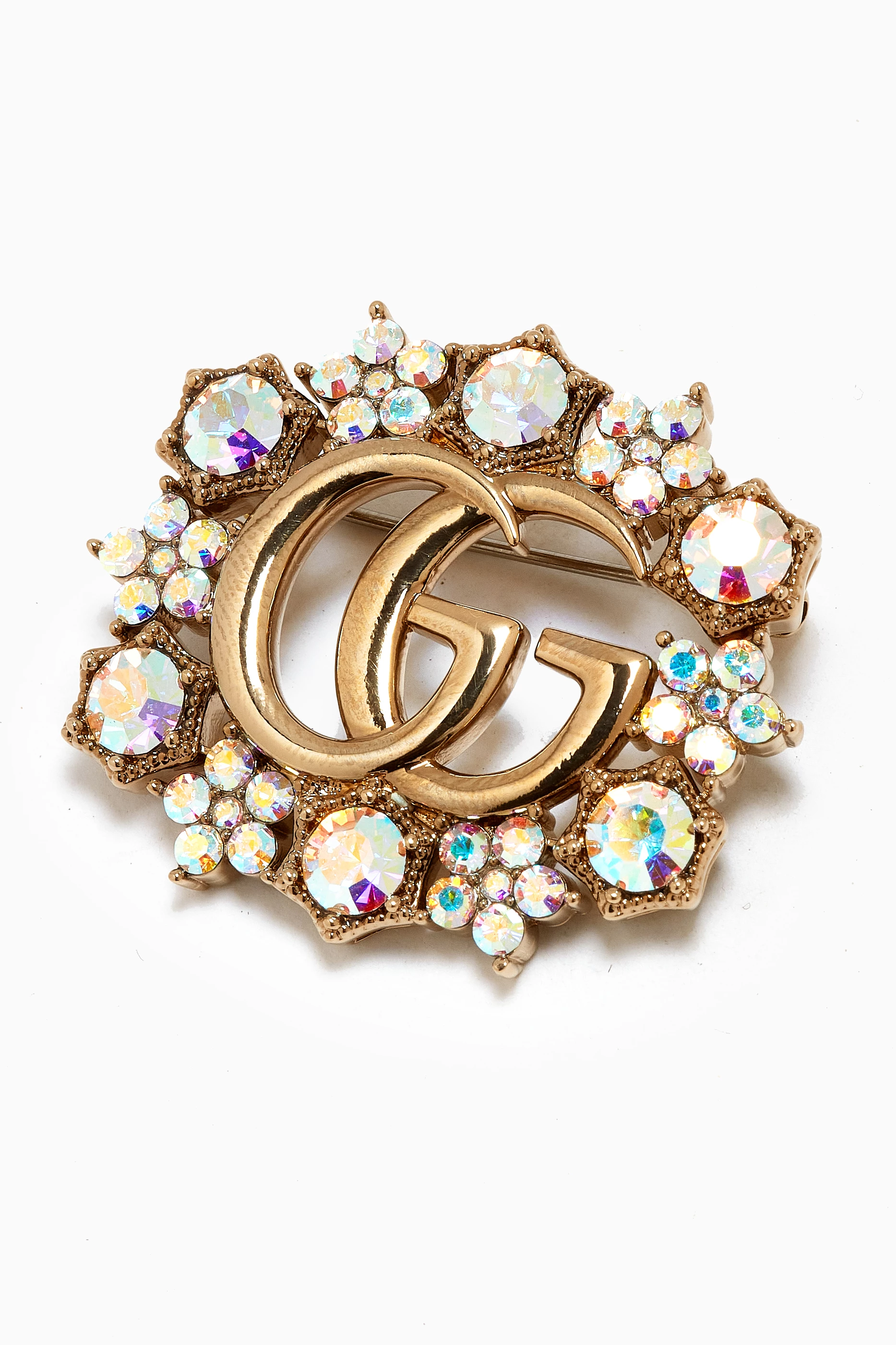 Buy Gucci Multicolour GG Crystal Brooch For Women Online | Ounass Oman