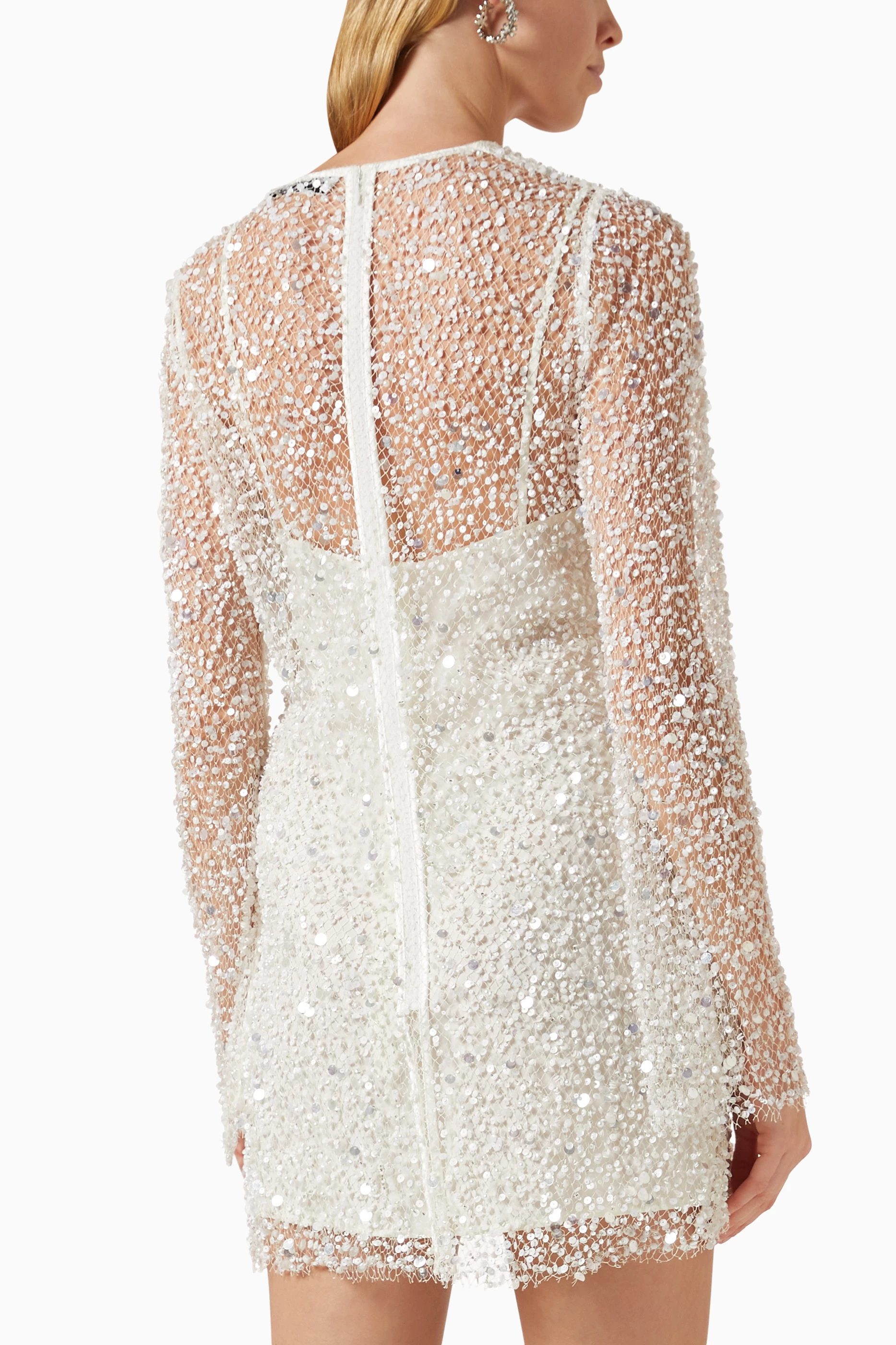marzia mini dress Buy ANNA QUAN White Marzia Mini Dress in Crystal-embellished Tulle For  Women Online